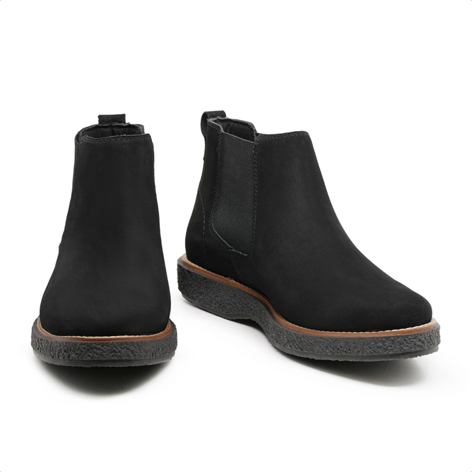 Vista 2 Bota Chelsea Casual Masculina Malbork Couro 1302_05 Malbork preto