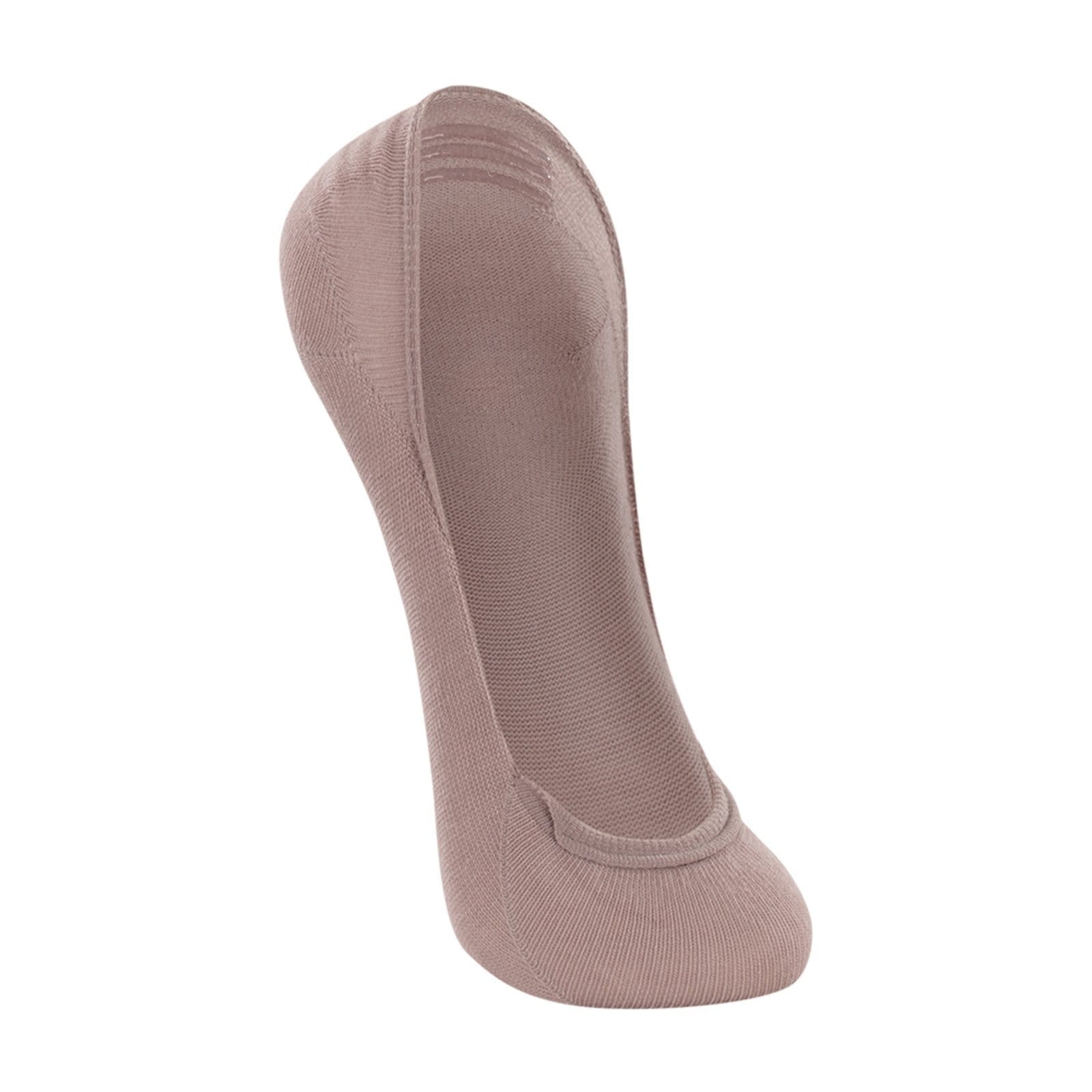 Vista 2 Kit 2 Meia Sapatinha Lupo Básica Sem Costura Com Silicone 0 Lupo nude