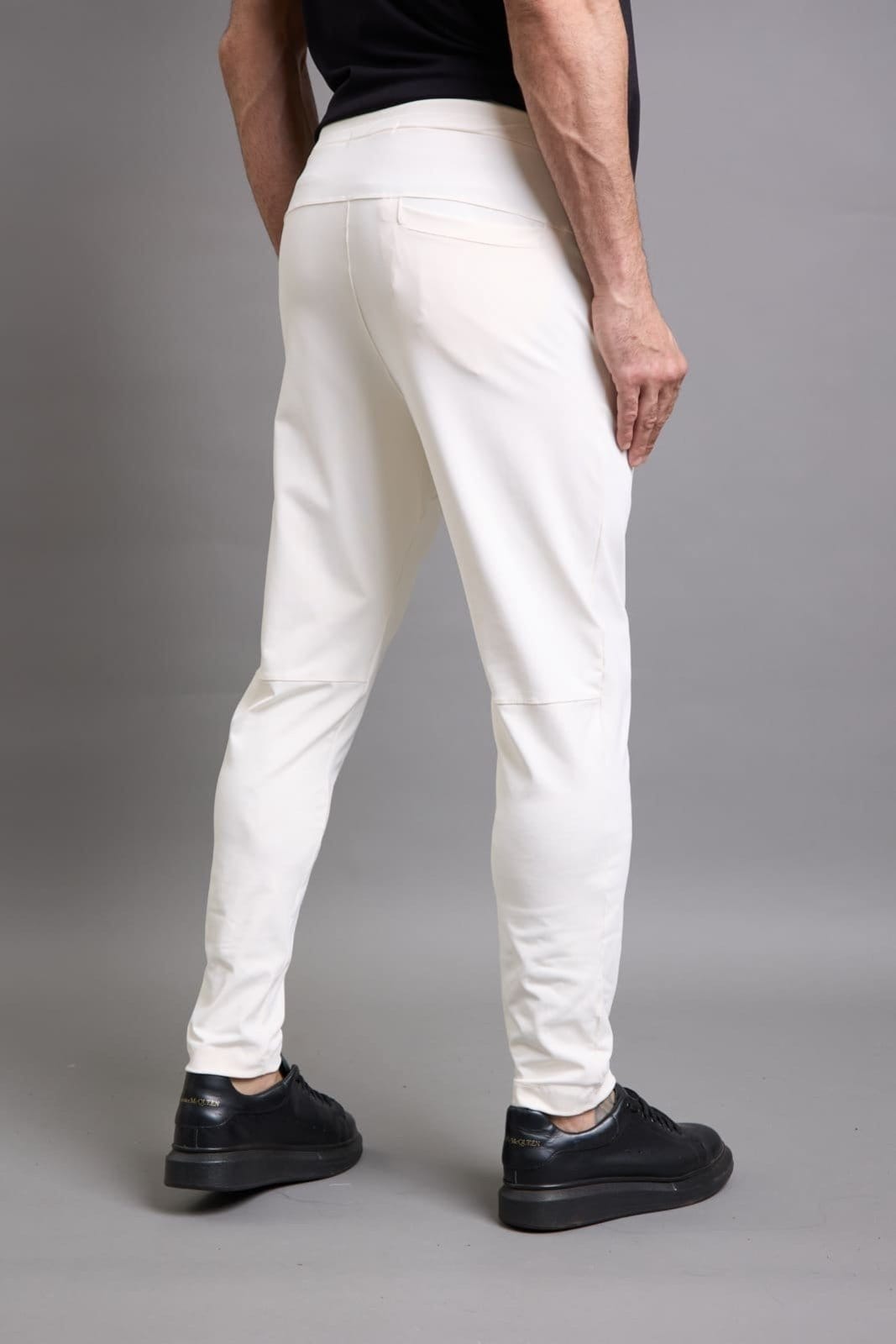 Vista 2 Calça Casual Flexível Masculina em Poliamida Dialogo Jeans Off-White DIALOGO off-white white