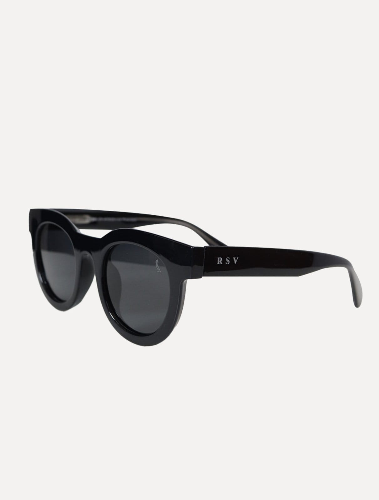 Vista 2 Óculos Reserva de Sol Masculino Round Reserva preto