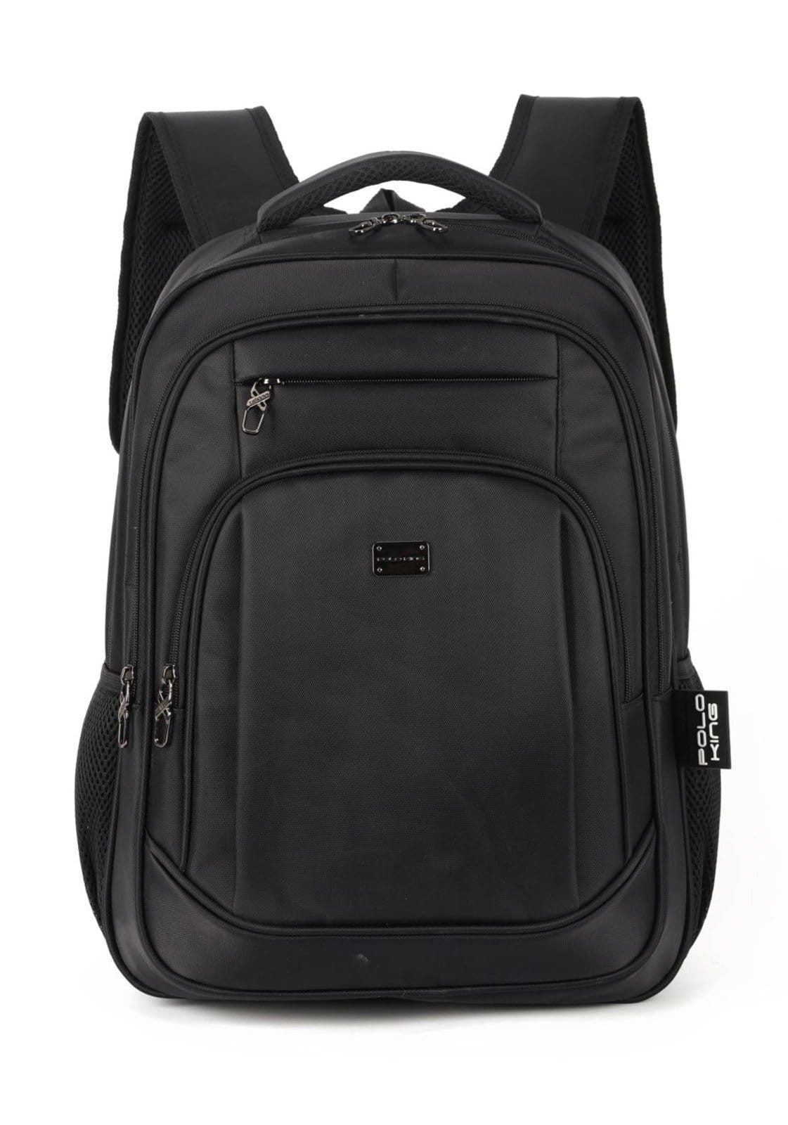 Vista principal Mochila de Costas Média Executiva Basic Dois Compartimentos Notebook Polo King Polo King preto