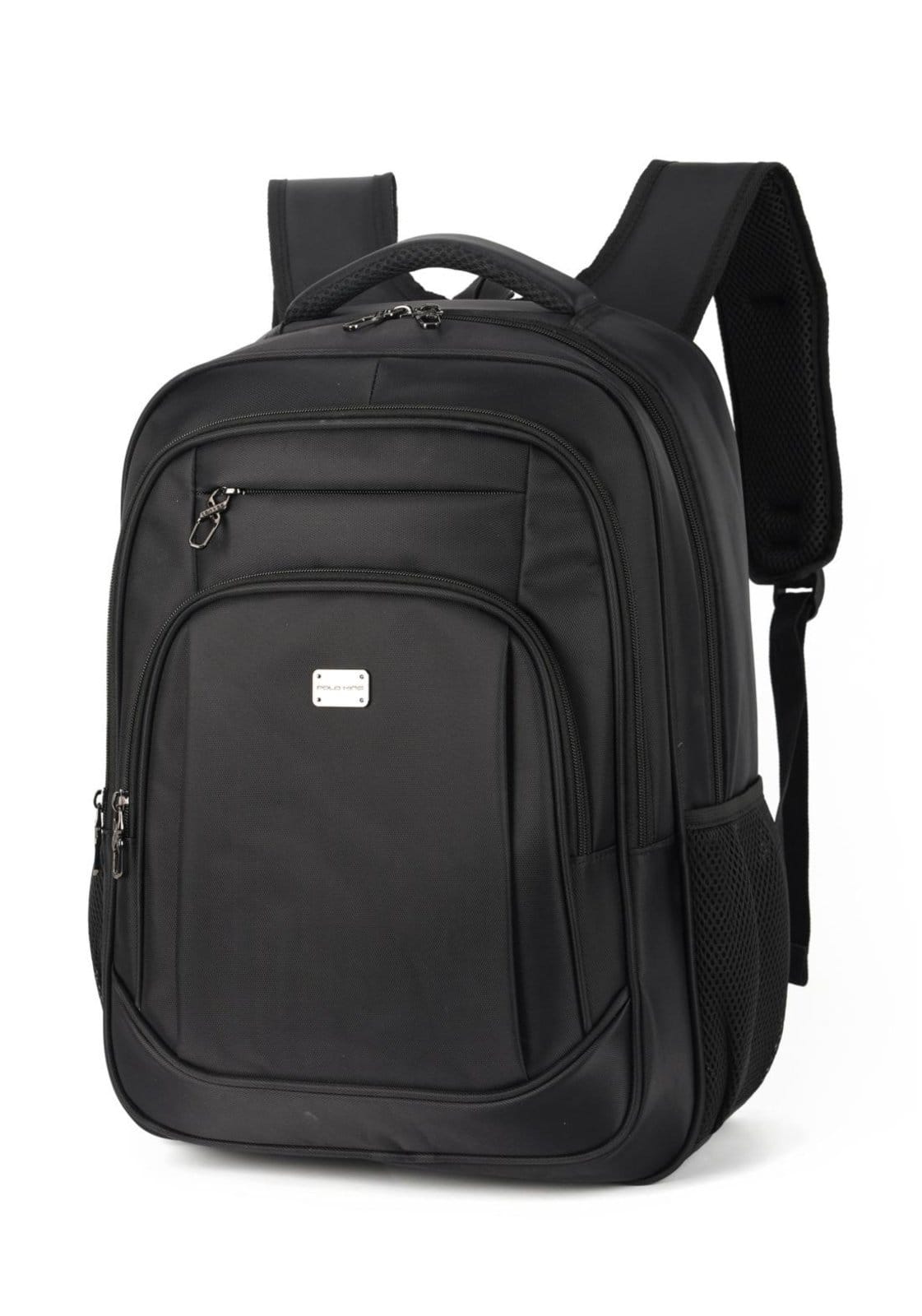 Vista 2 Mochila de Costas Média Executiva Basic Dois Compartimentos Notebook Polo King Polo King preto