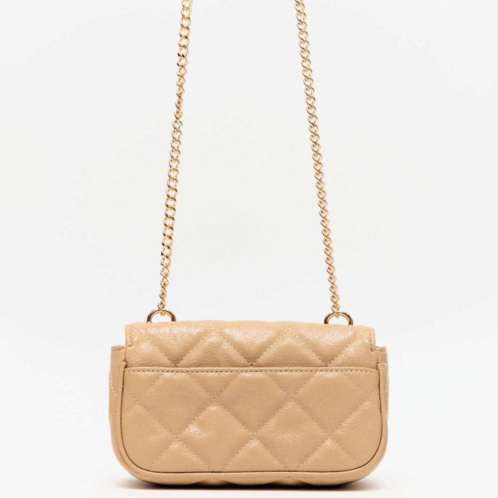 Vista 2 Bolsa Shoulder Easy Lança Perfume Matel Ve26 Feminino Easy Lança perfume bege