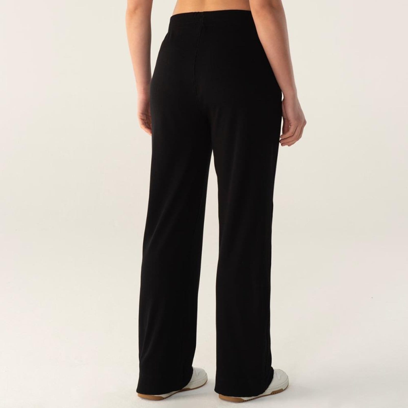 Vista 2 Calça Fila Wide Essentials Rib Feminina Fila incolor