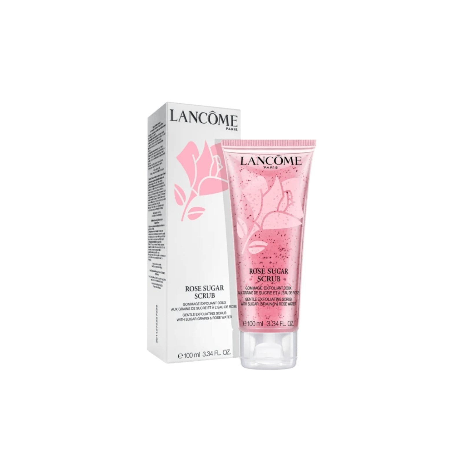 Vista 2 Máscara Esfoliante Facial Lancôme Rose Sugar Scrub Lancome unico rose