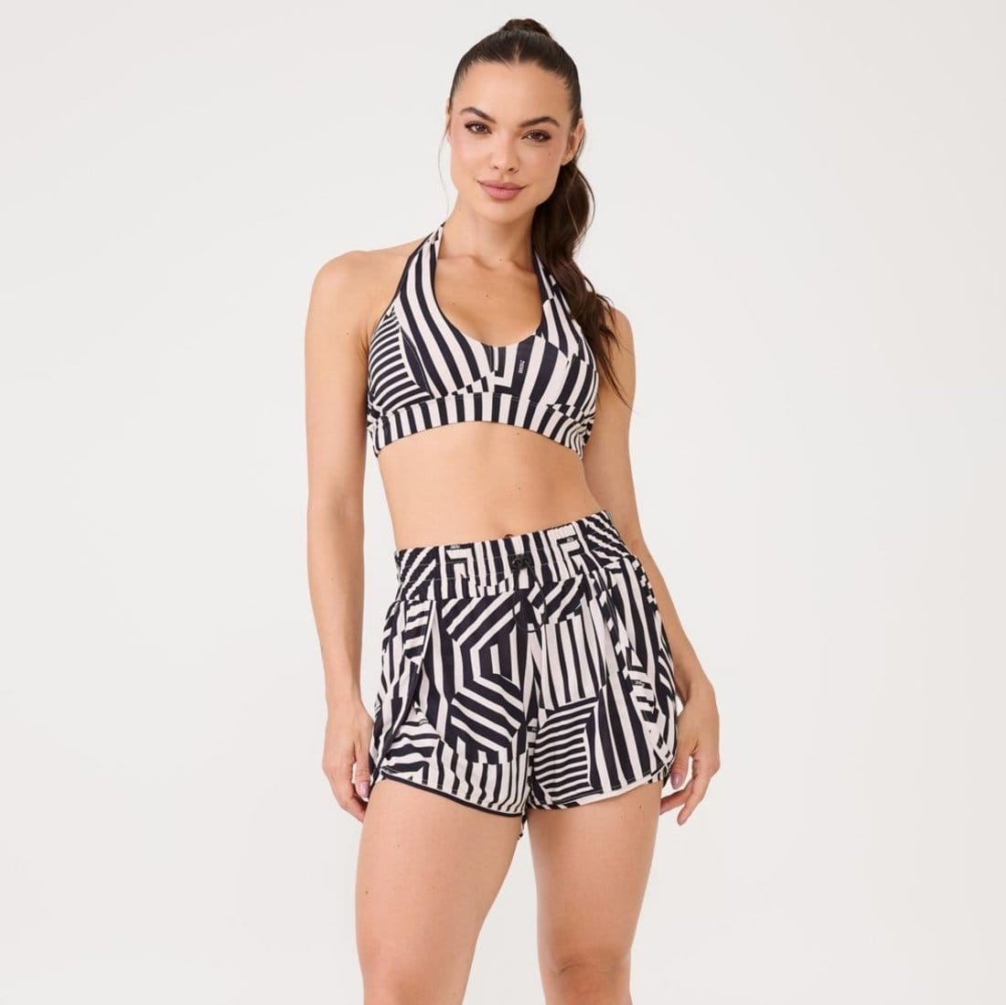 Short Transpassado Estampa Sensation Poliamida Soft