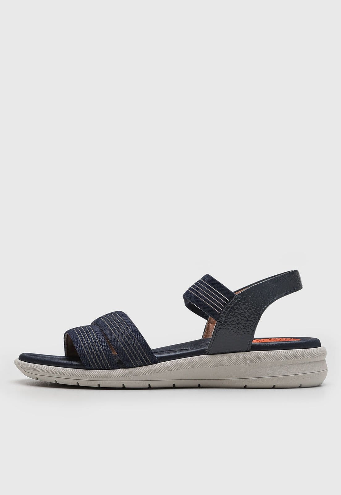 Rasteira Fechada Feminina Usaflex Tiras Elásticas