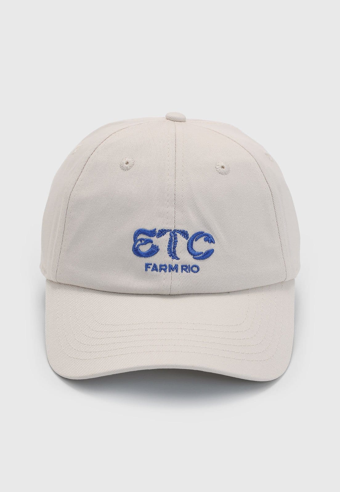 Boné Feminino FARM ETC Bordado Off-White