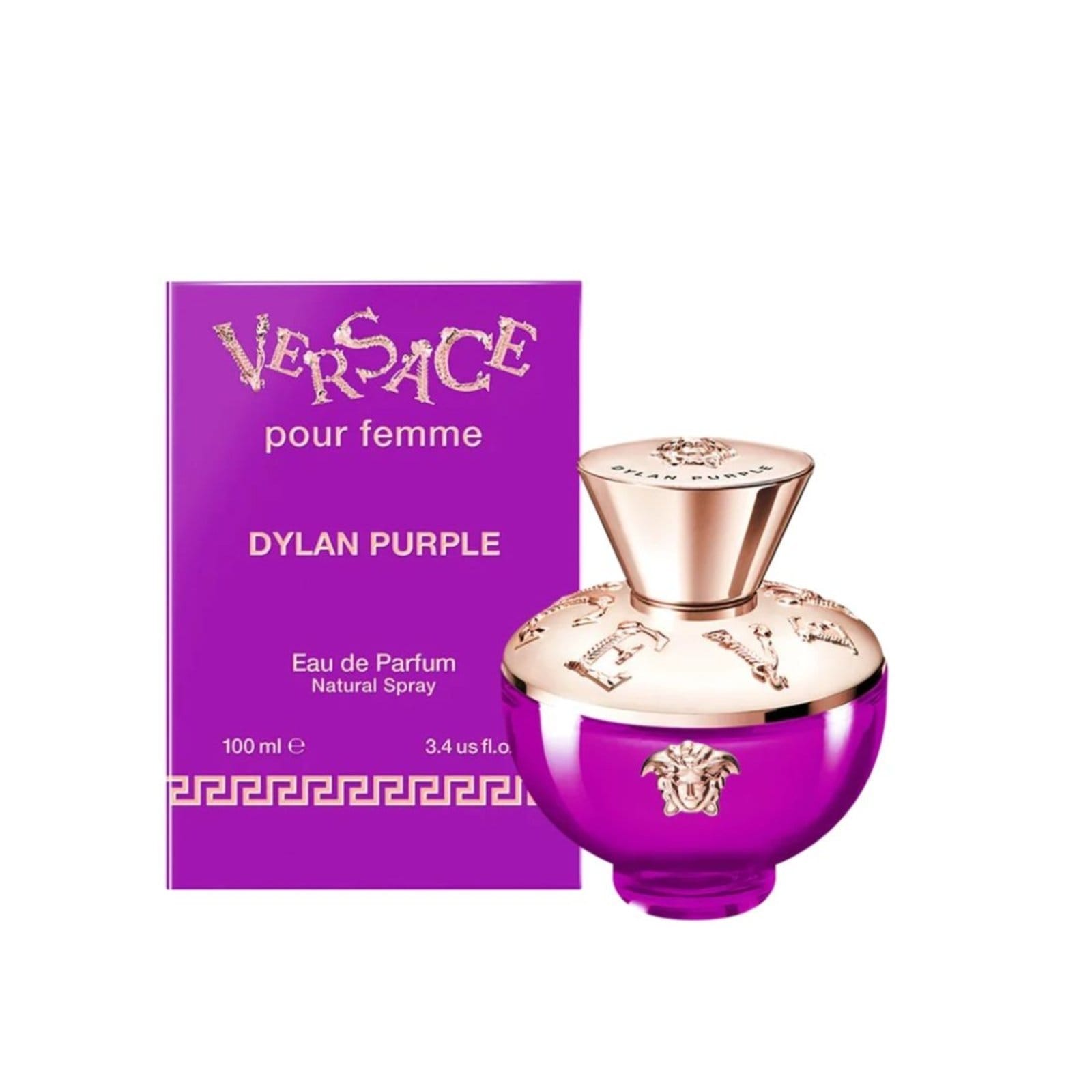 Vista 2 Versace Dylan Purple Perfume Feminino Eau De Parfum Versace unico purple