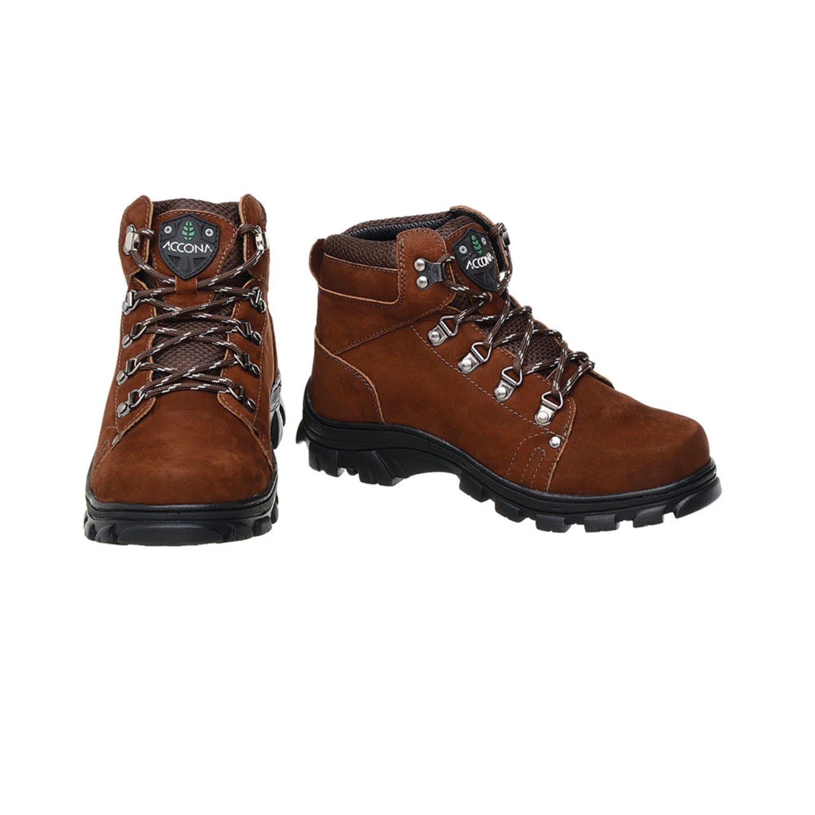Vista 2 Coturno Adventure Accona em Couro 650M Accona marrom