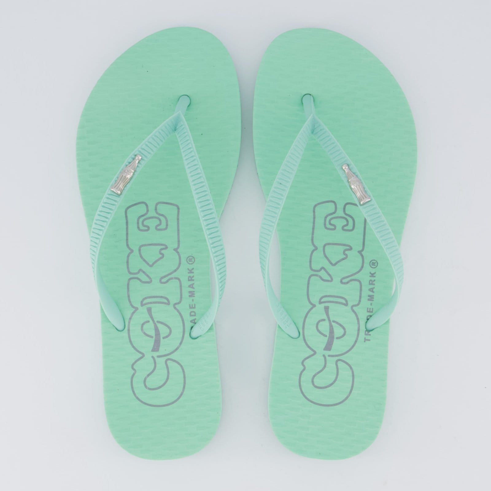 Chinelo Coca Cola Metallic Feminino Verde