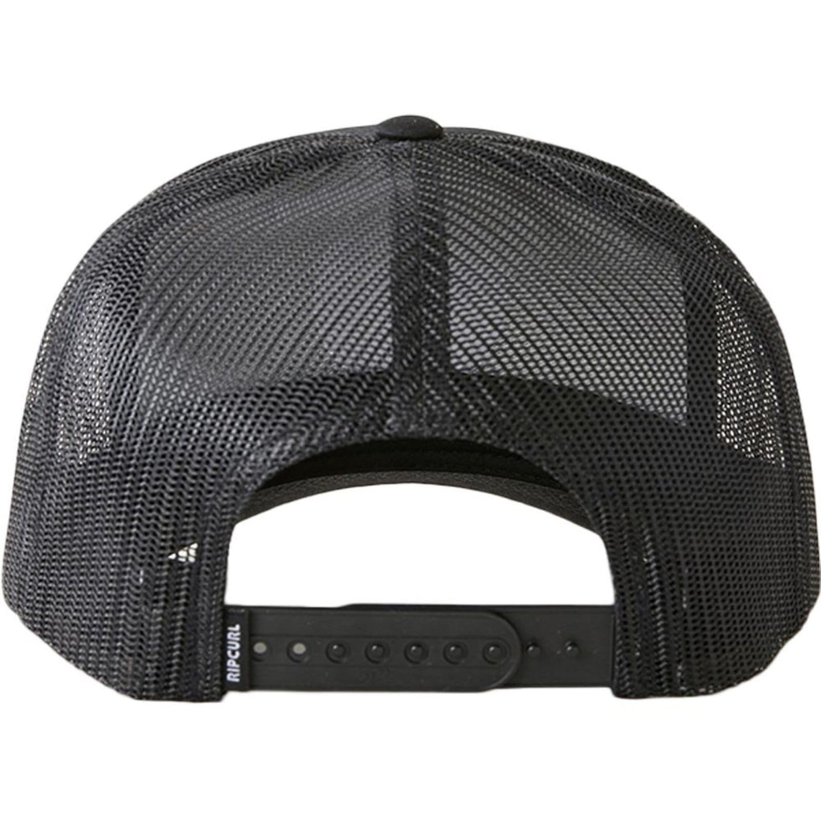 Vista 2 Boné Rip Curl Aba Curva Wetsuit Icon Trucker SM24 Black Rip Curl preto black