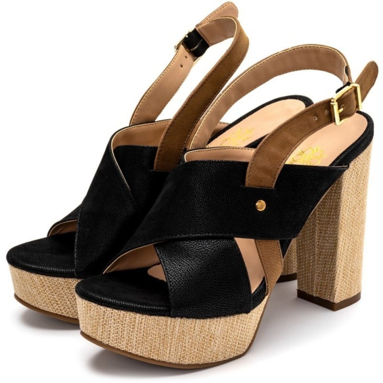 Sandália Feminina Tendência Meia Pata 170906 Nobucado E Chocolate