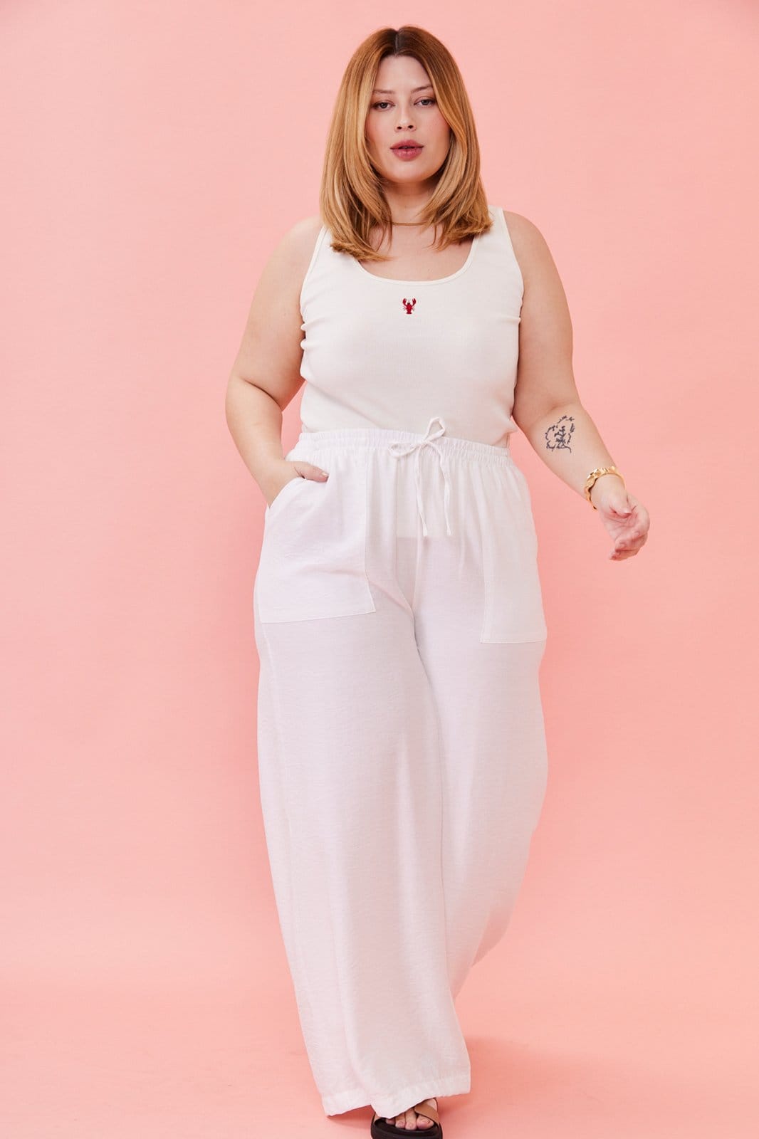 Vista 2 Calça In Love Brenda Off White In Love off-white white