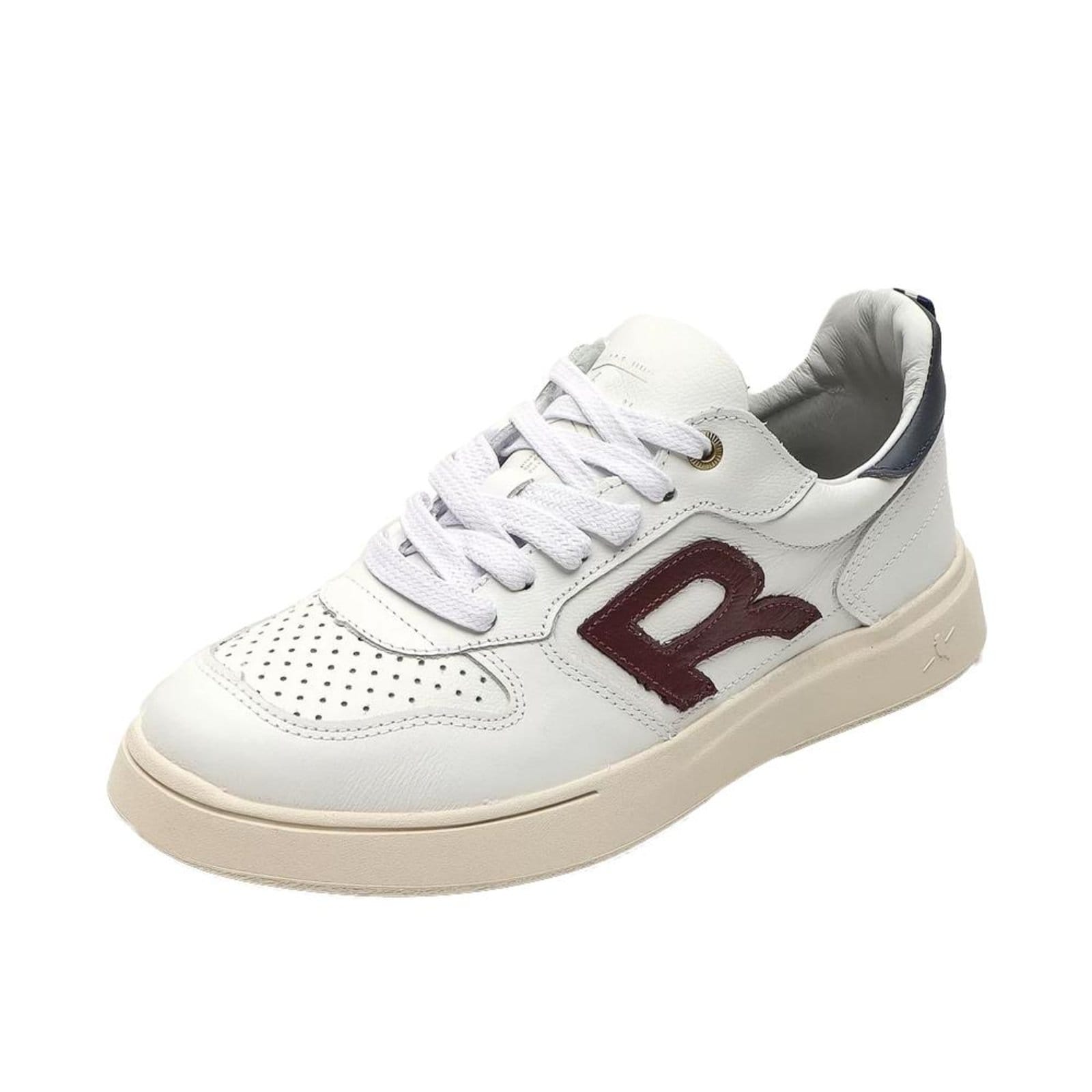 Vista 2 Tenis Masculino Reserva Type R Classic e Bordô RESERVA GO branco