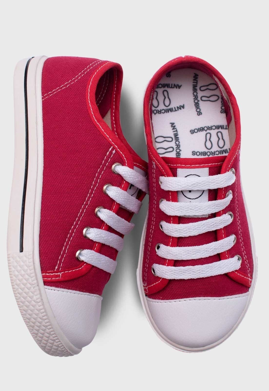 Vista 2 Infantil - Tenis Popstar Popidi Pópidí vermelho