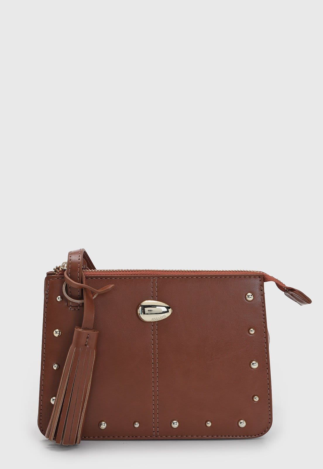 Bolsa Média Feminina Anacapri Tachas