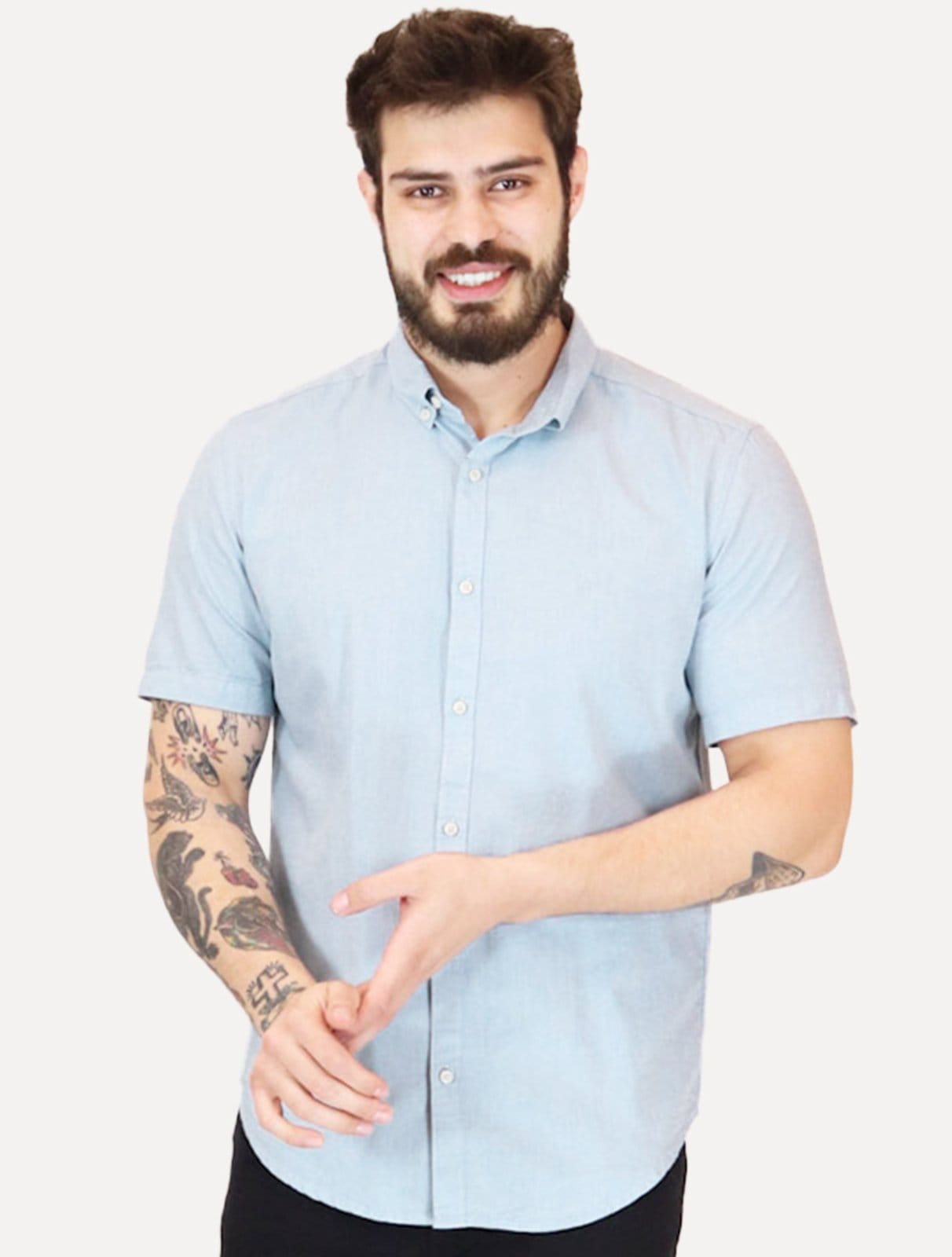 Camisa Aramis Masculina Regular Slim Linho Clara