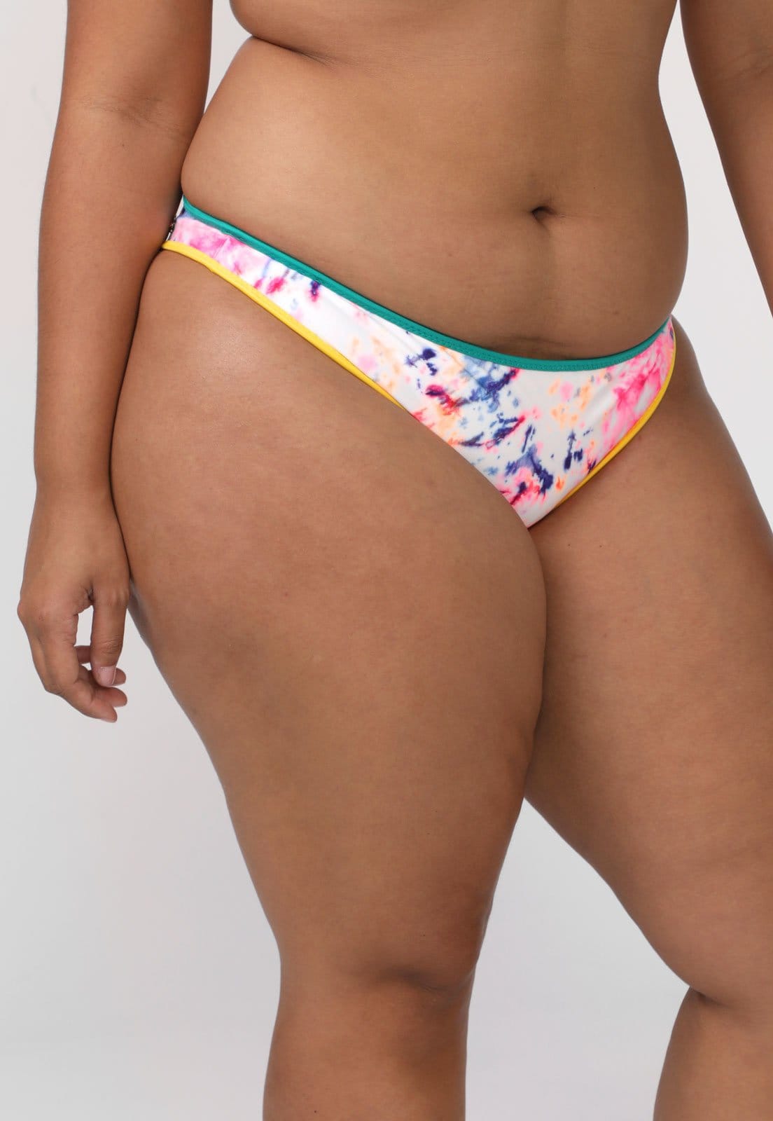Calcinha CIA.MARITIMA Tanga Tie Dye Branca