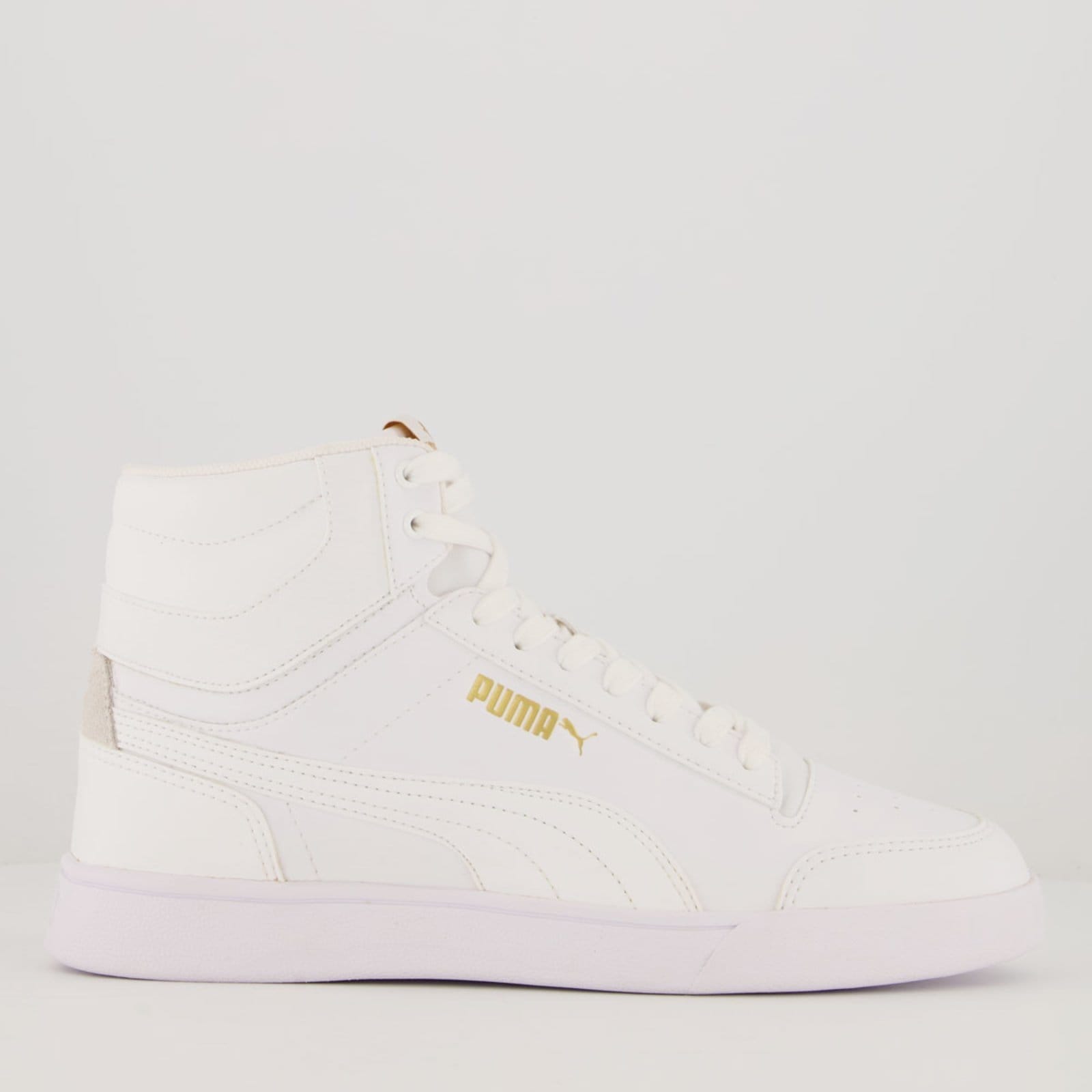 Vista principal Tênis Puma Shuffle Mid BDP Feminino Puma branco
