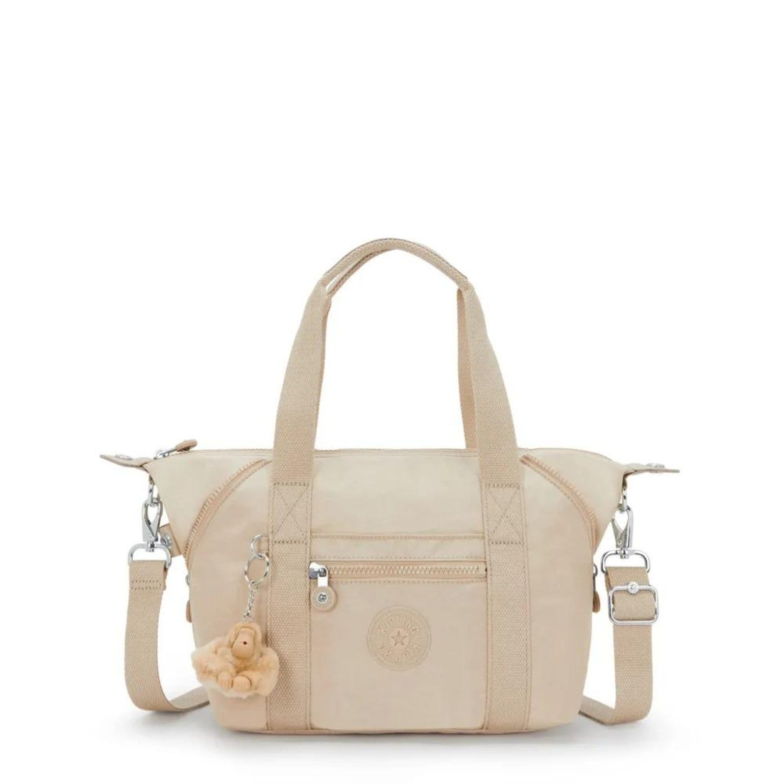 Bolsa Kipling Art Mini Sparkled Beige