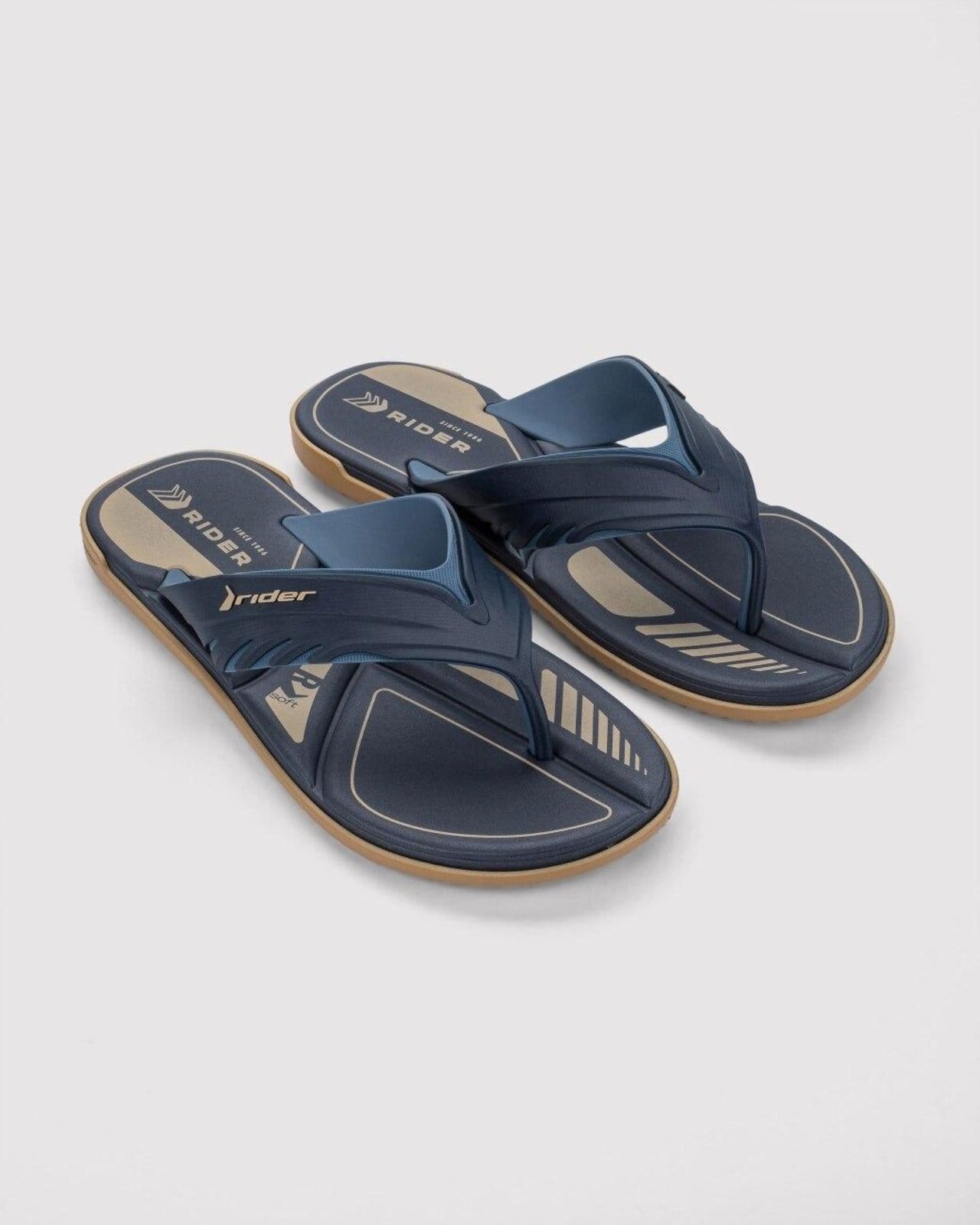 Vista 2 Chinelo de Dedo Rider Drift Rider bege