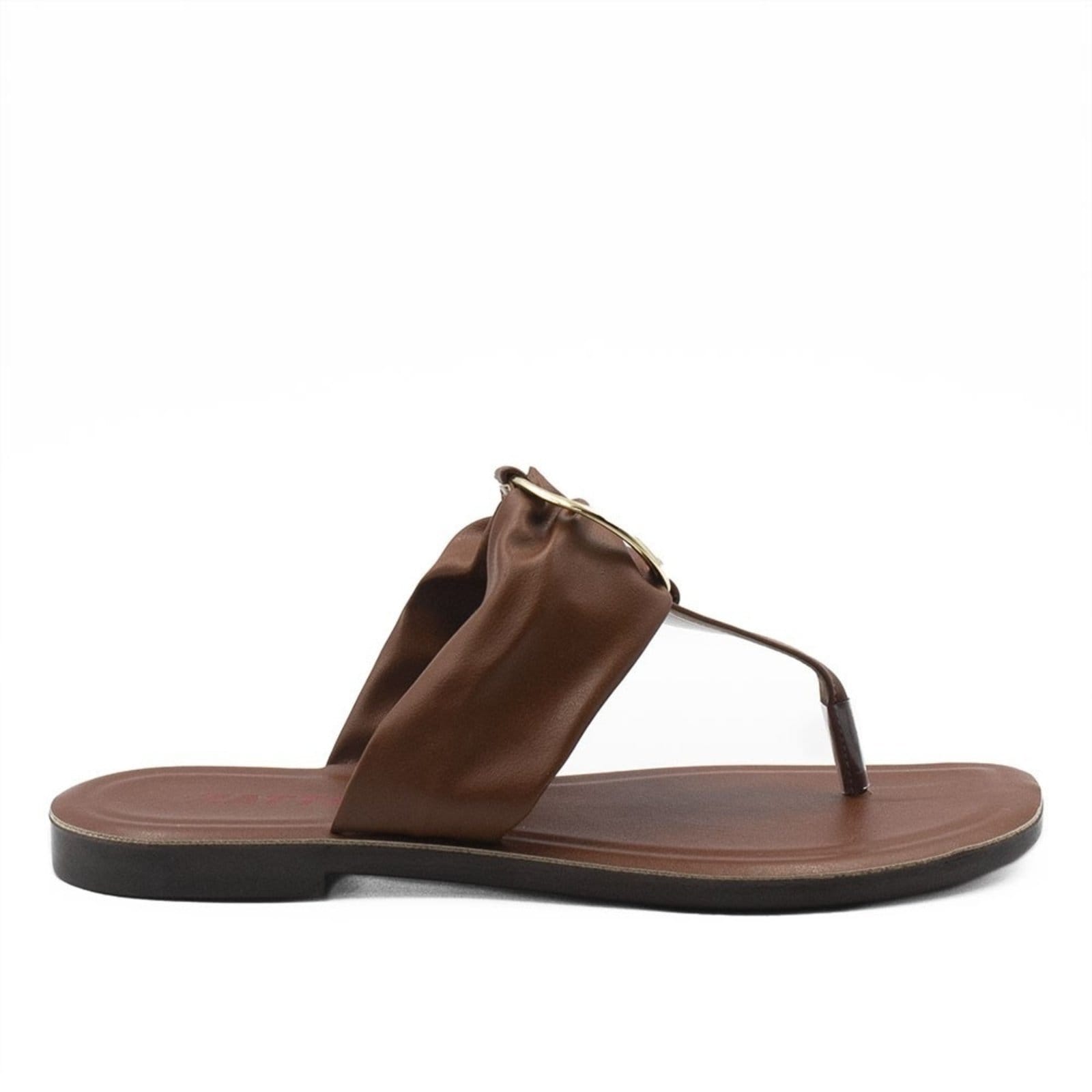 Rasteira Feminina Zatta de Dedo Regina Caramelo