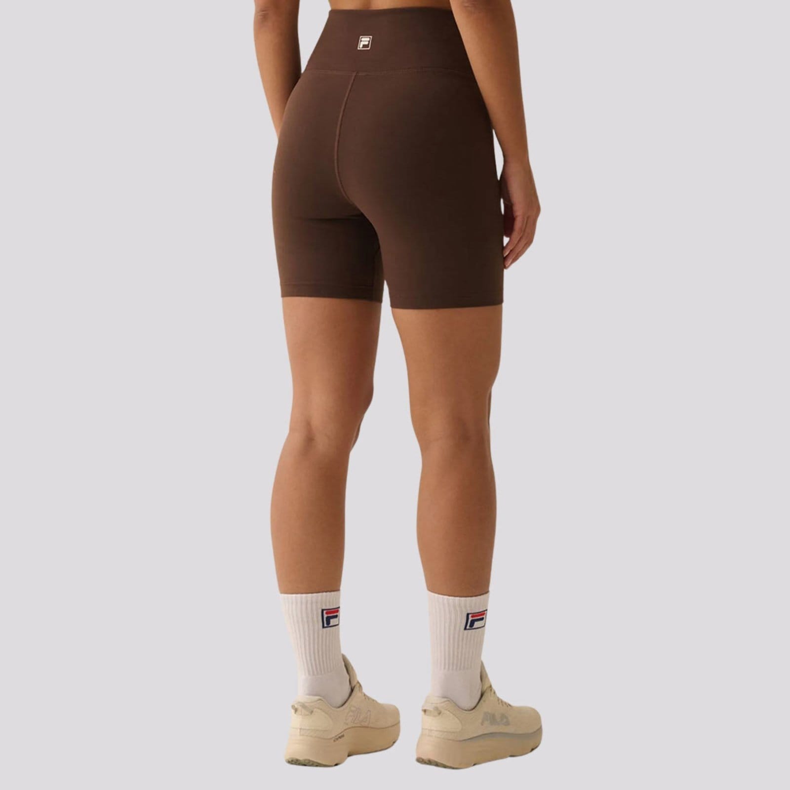 Vista 2 Bermuda Fila Touch Gym Feminina Fila marrom