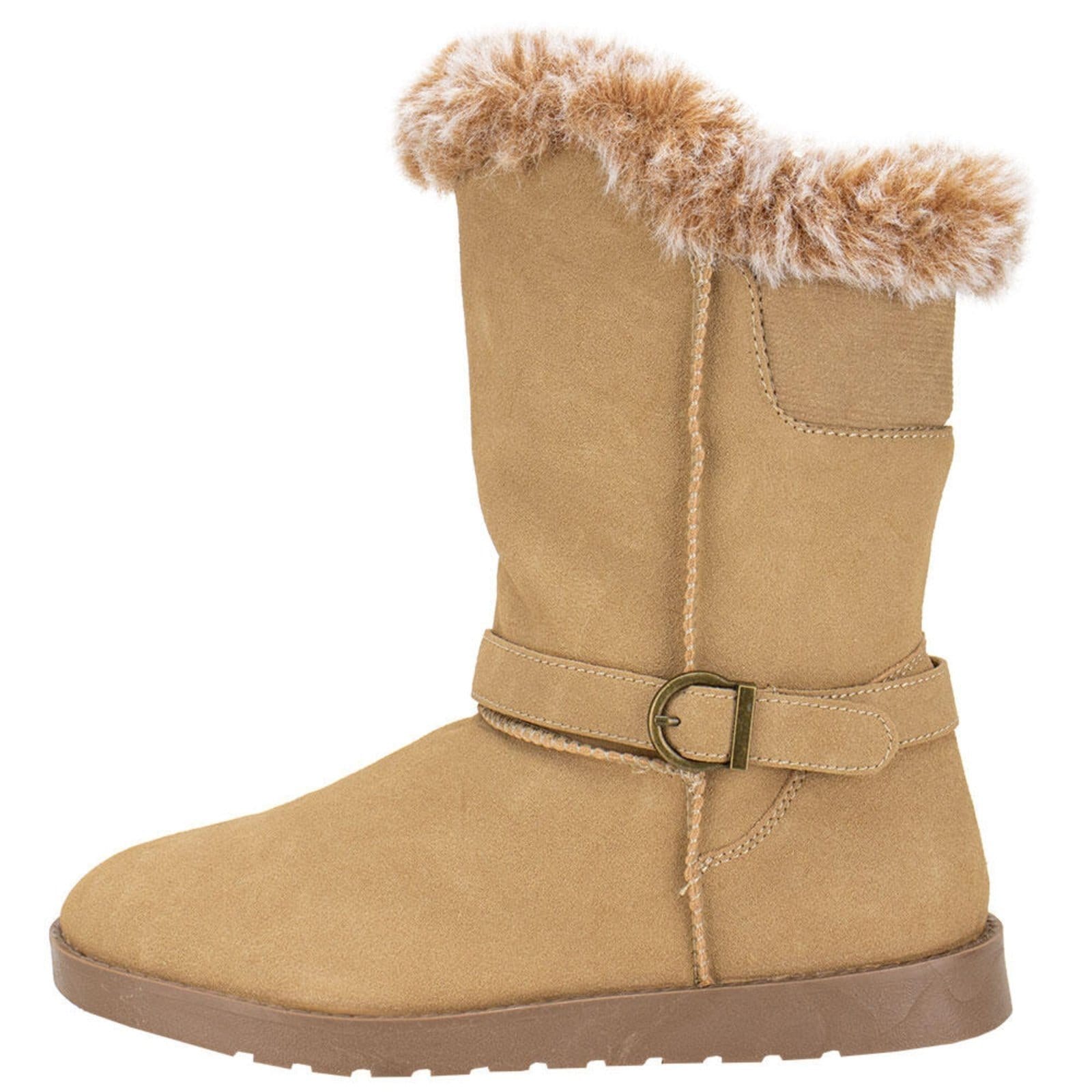 Vista 2 Bota Feminina Cano Médio Mooncity 70808 0740808 Mooncity bege