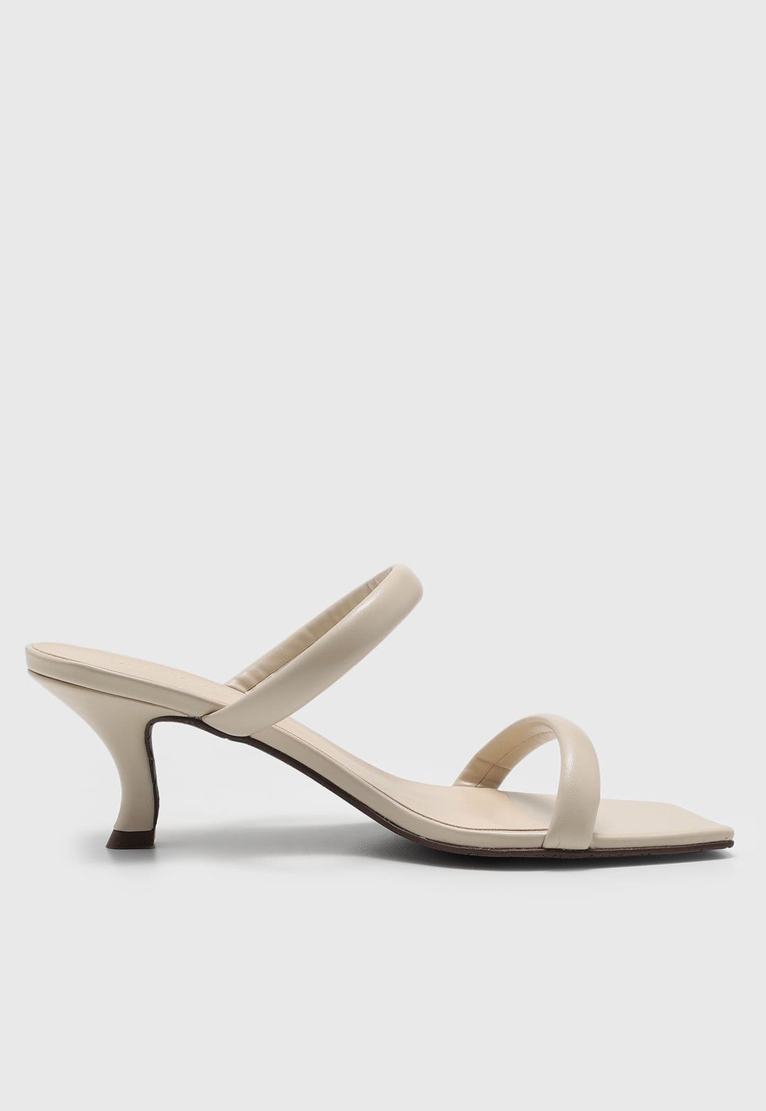 Vista 2 Sandália Feminina Capodarte Salto Baixo Ponta Quadrada Branca Capodarte branco