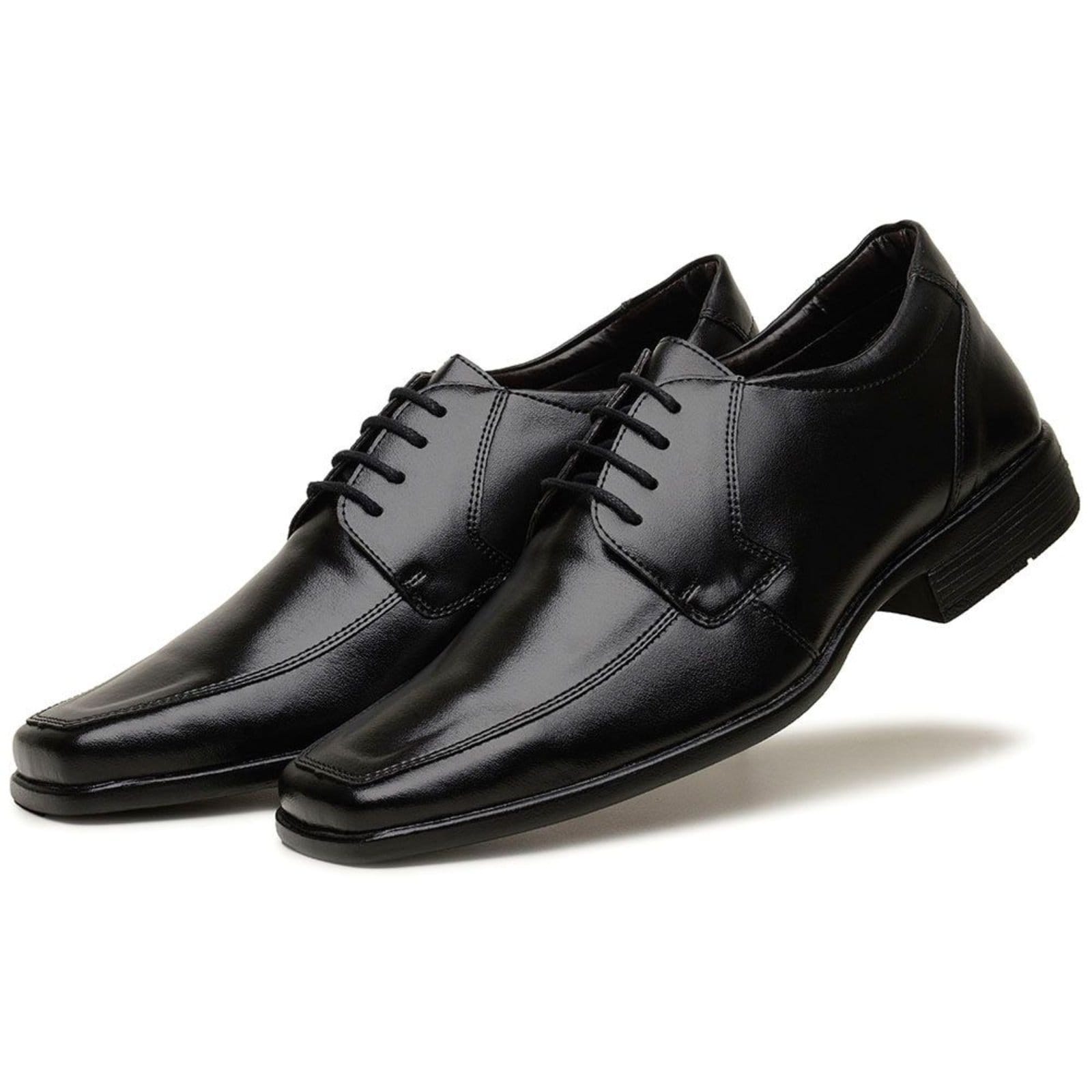 Vista principal Sapato Social Masculino Confort com Ortopédico Macio Elegante Bia Ramos preto