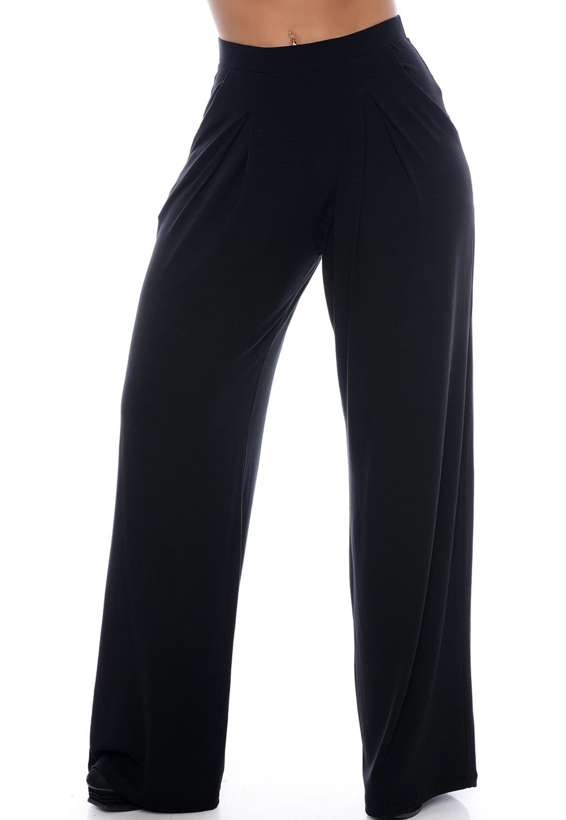 Calça Pantalona Cós Largo Bolsos B'Bonnie Elis