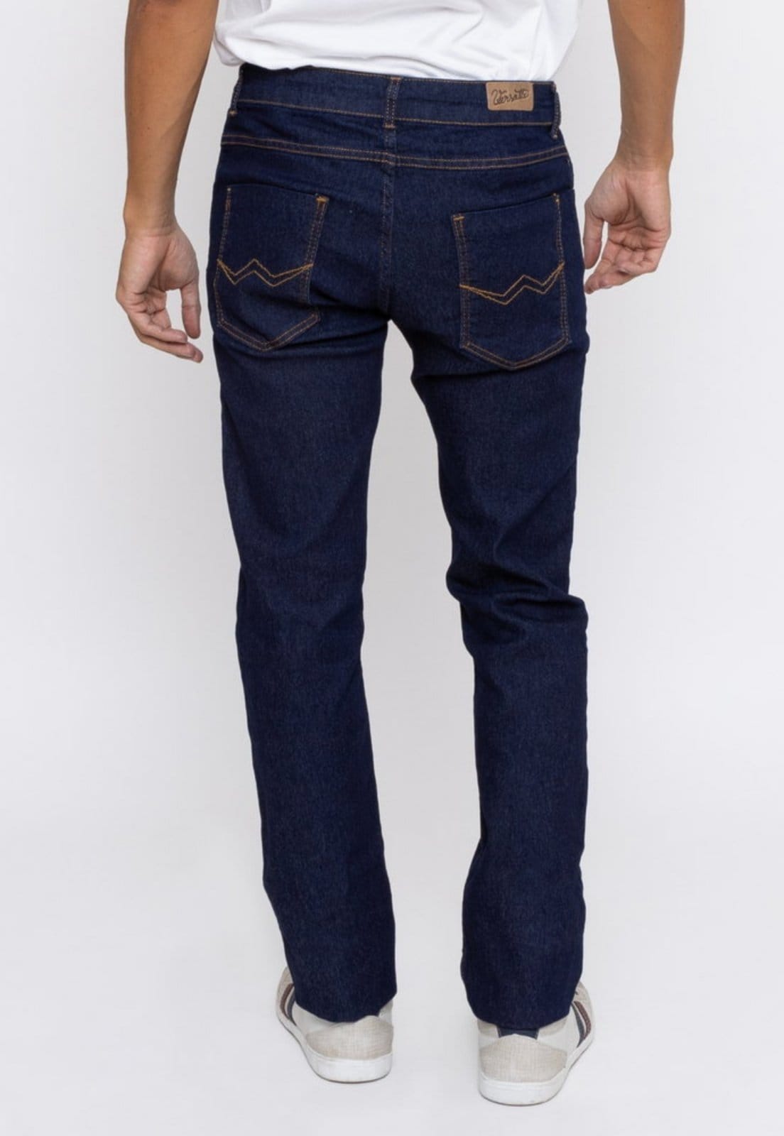 Vista 2 Calça Jeans Versatti Masculina Tradicional Premium Original Azul Seoul B Versatti azul marinho