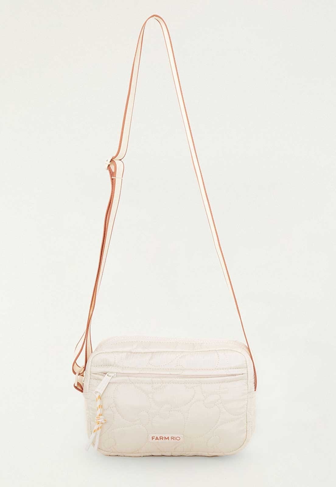 Bolsa Feminina FARM Ziriguidu Média Off-White