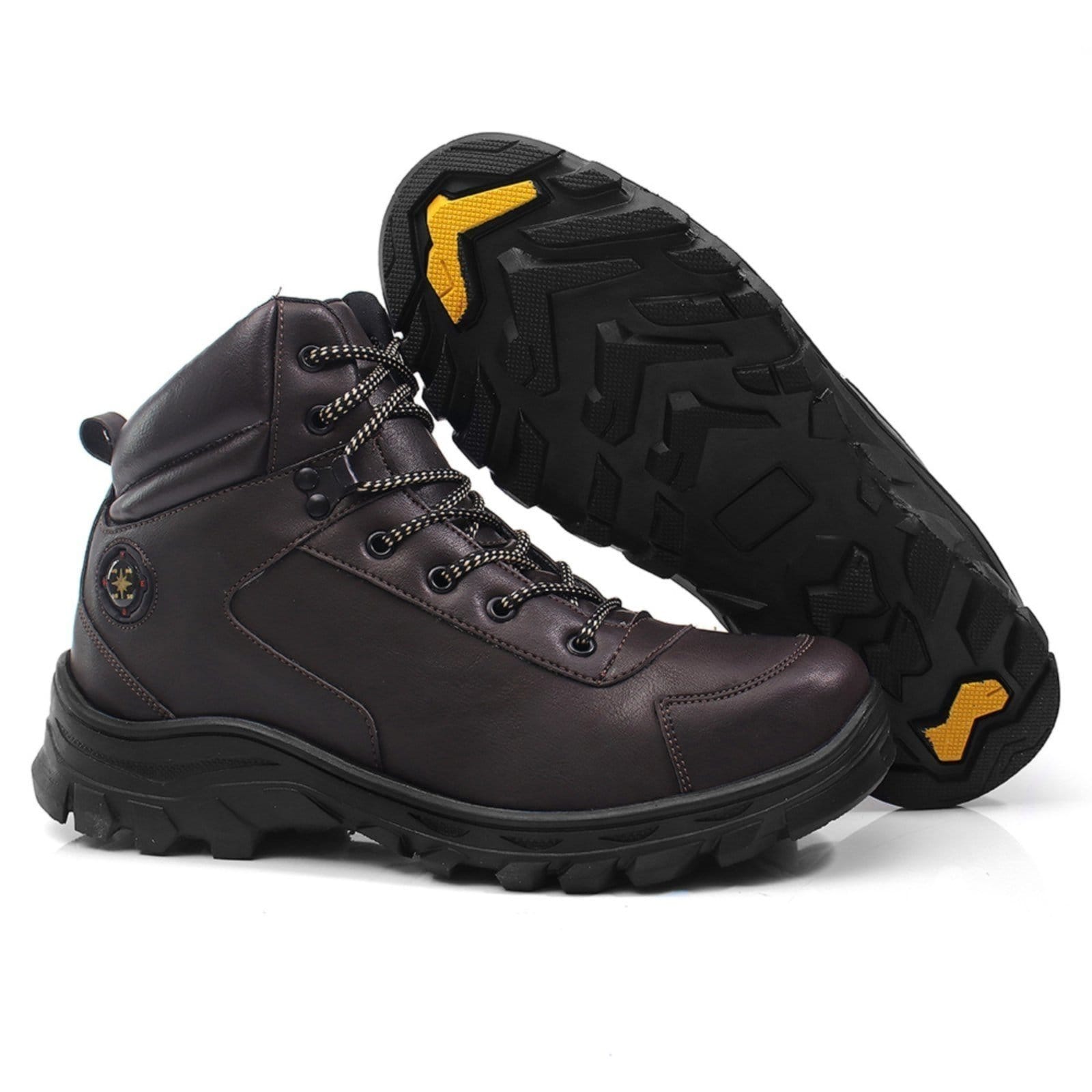Bota Coturno Masculina Adventure Nine4 Comfort Macio