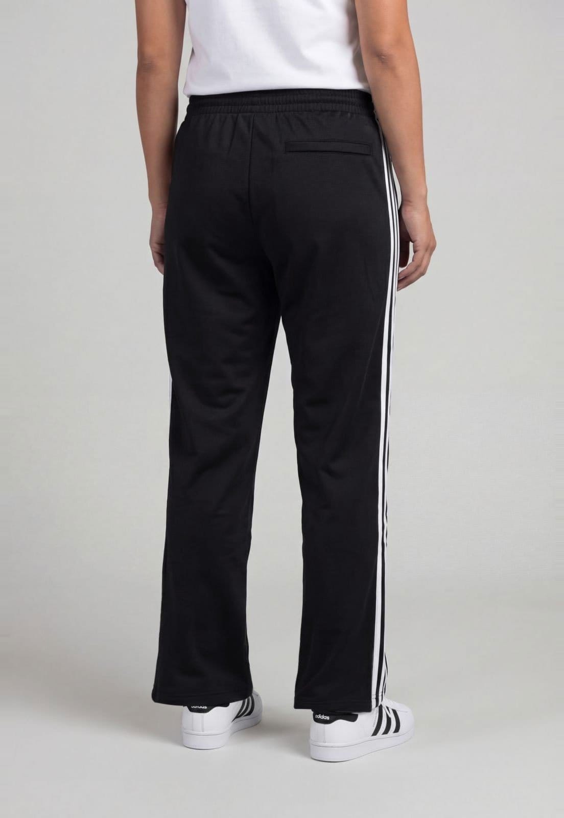 Vista 2 Calça Feminina adidas Originals FB Loose TP Preta adidas Originals preto