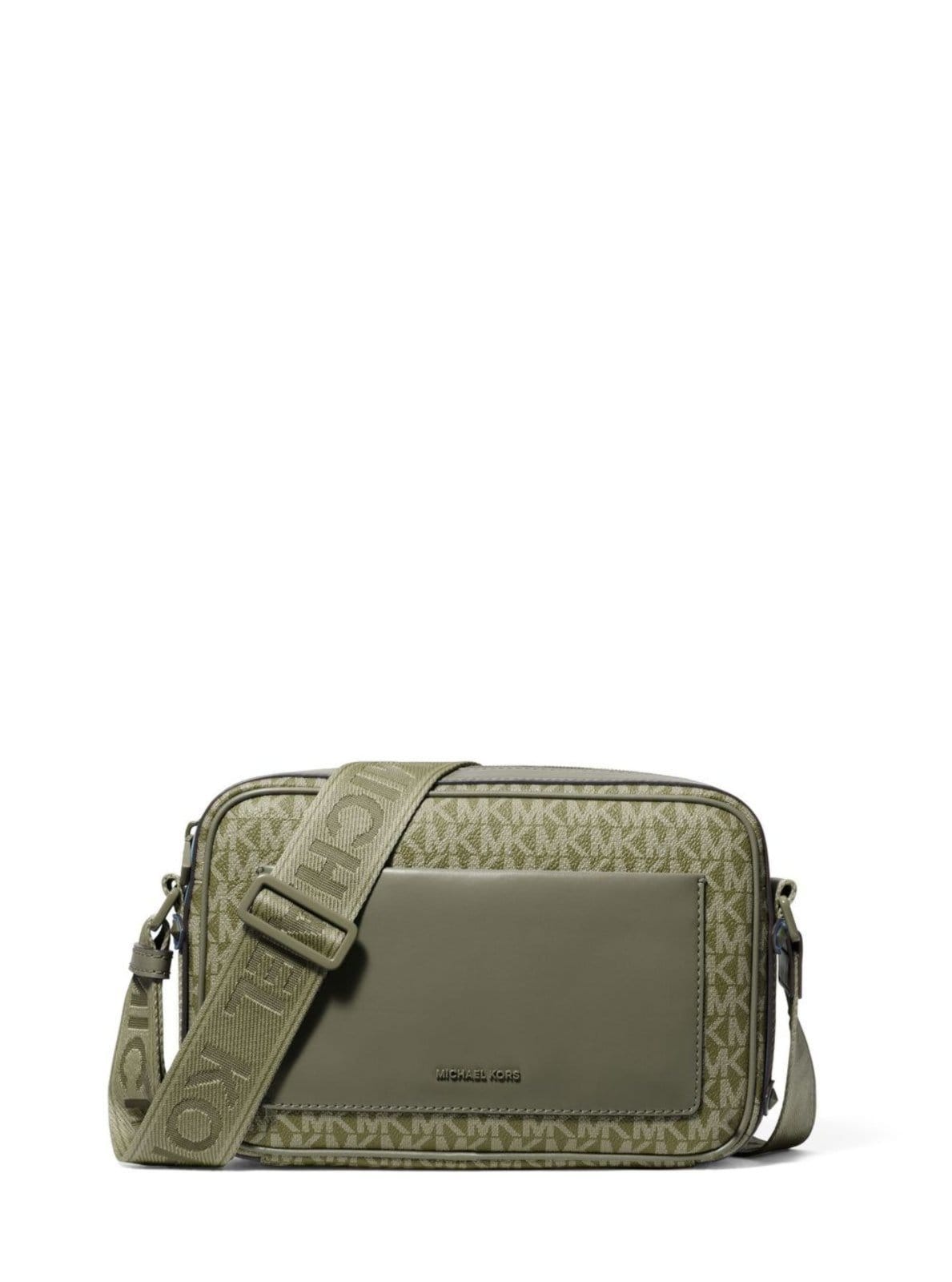 Vista principal Bolsa Transversal Maeve Logo Grande 32T5T5VC9B093 Michael Kors verde