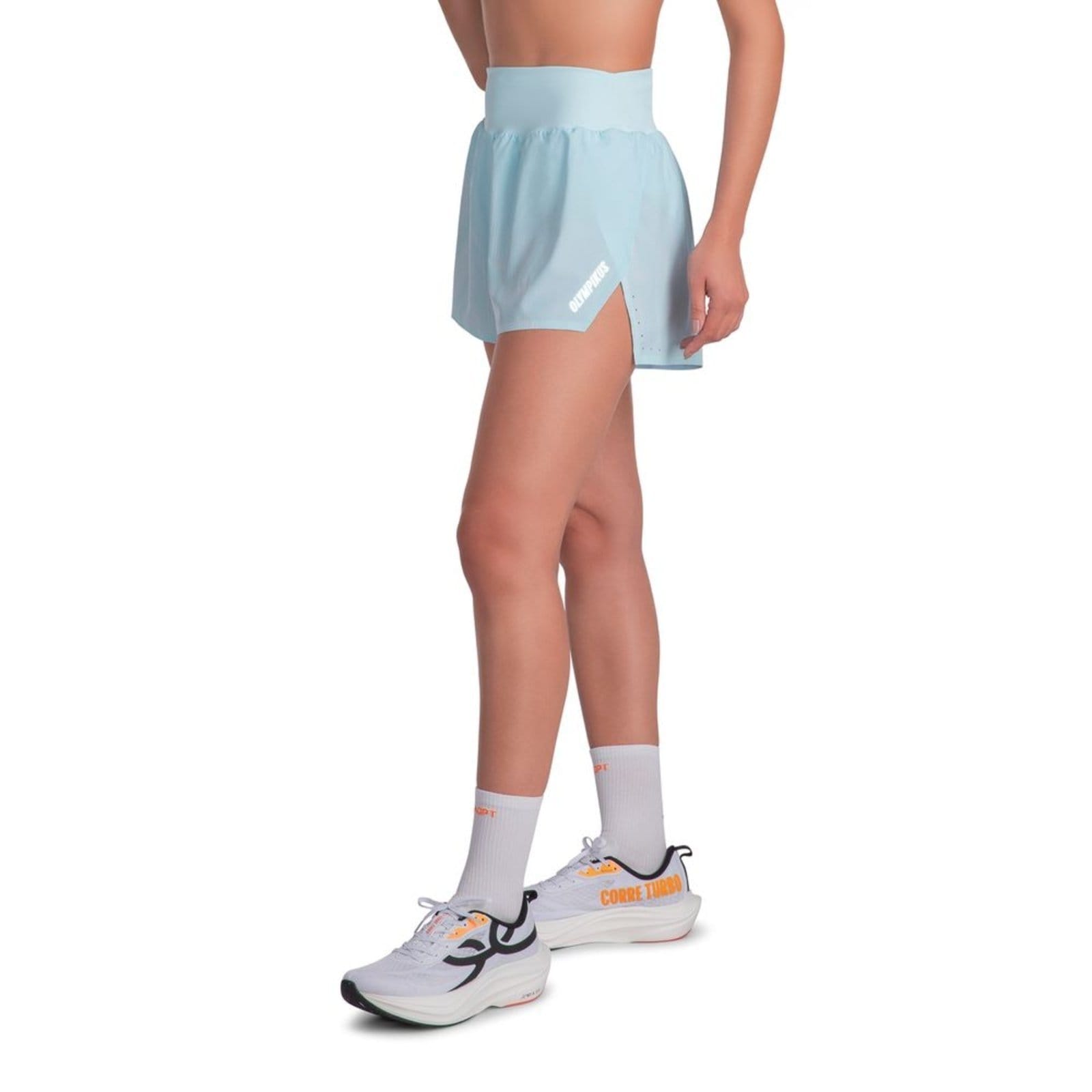 Vista 2 Shorts Corre 3 Olympikus Feminino GG OLYMPIKUS azul