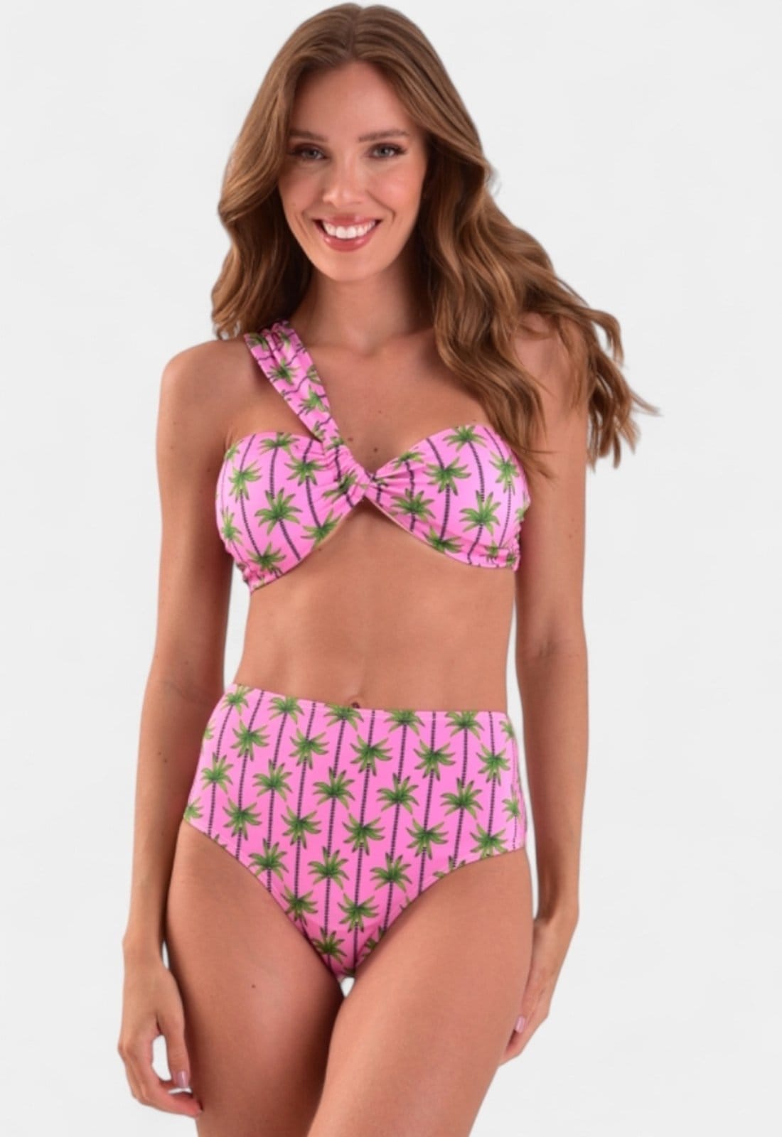 Vista principal Biquíni Areia Branca Baly Hot Pant Coqueiro Areia Branca rosa