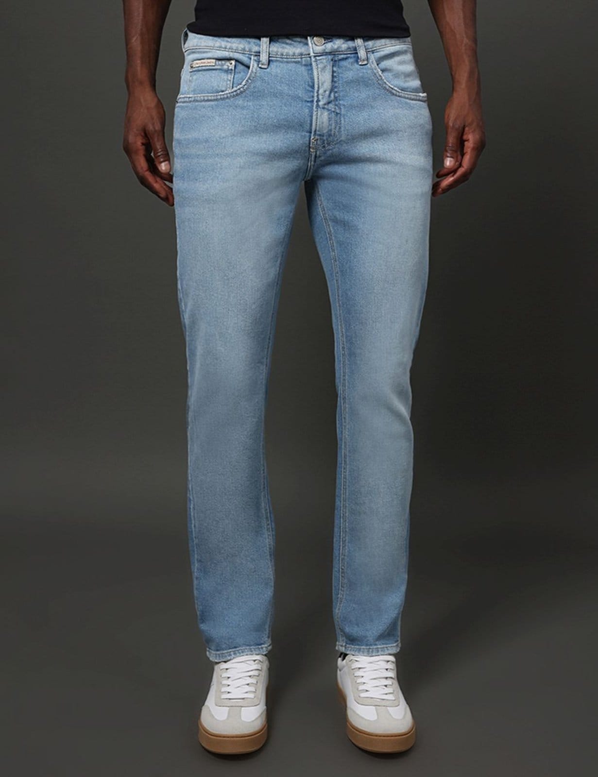 Calça Jeans Masculina Super Skinny 5 Pockets Calvin Klein Jeans Claro