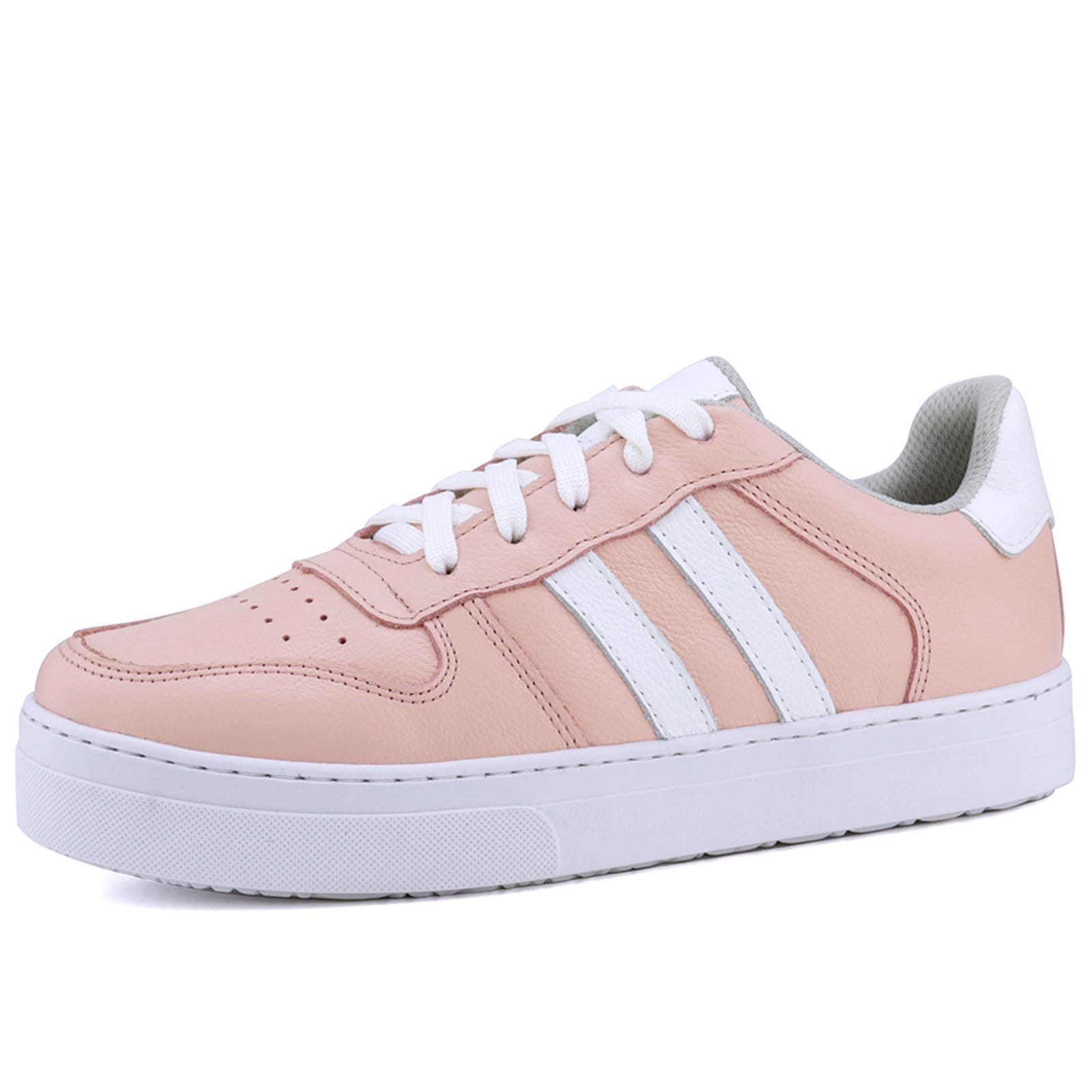 Vista principal Tênis Casual em Couro Mr. Gutt Couro Nude com Mr. Gutt branco/nude nude