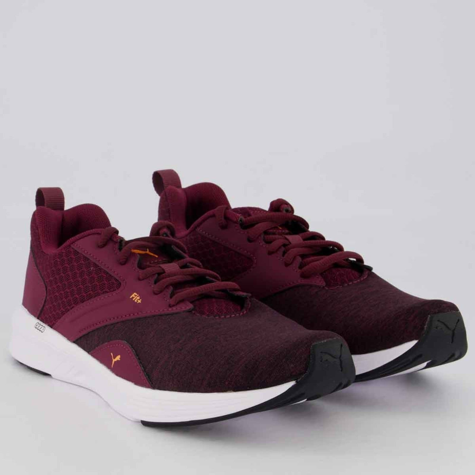 Vista 2 Tênis Puma NRGY Comet Feminino Vinho Puma vermelho