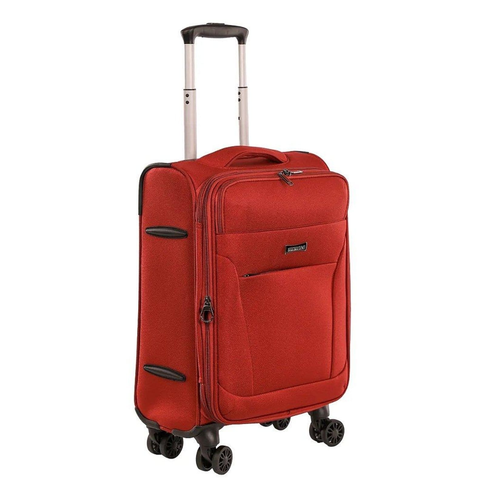 Vista 2 Infantil - Mala de Bordo Sestini Rodas 360 Ultralight 5T Plus Laranja Sestini incolor