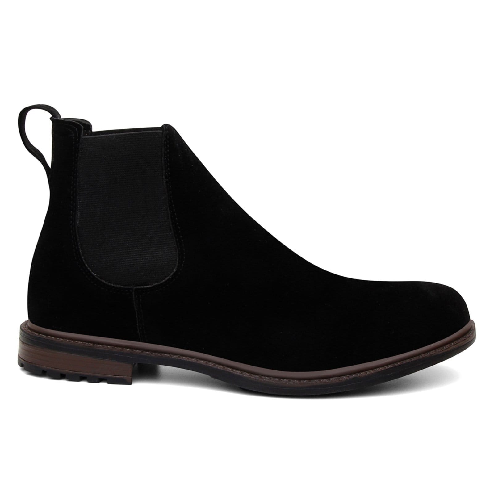 Vista principal Botina Masculina Bota Chelsea Exclusiva Lavini Shoes preto