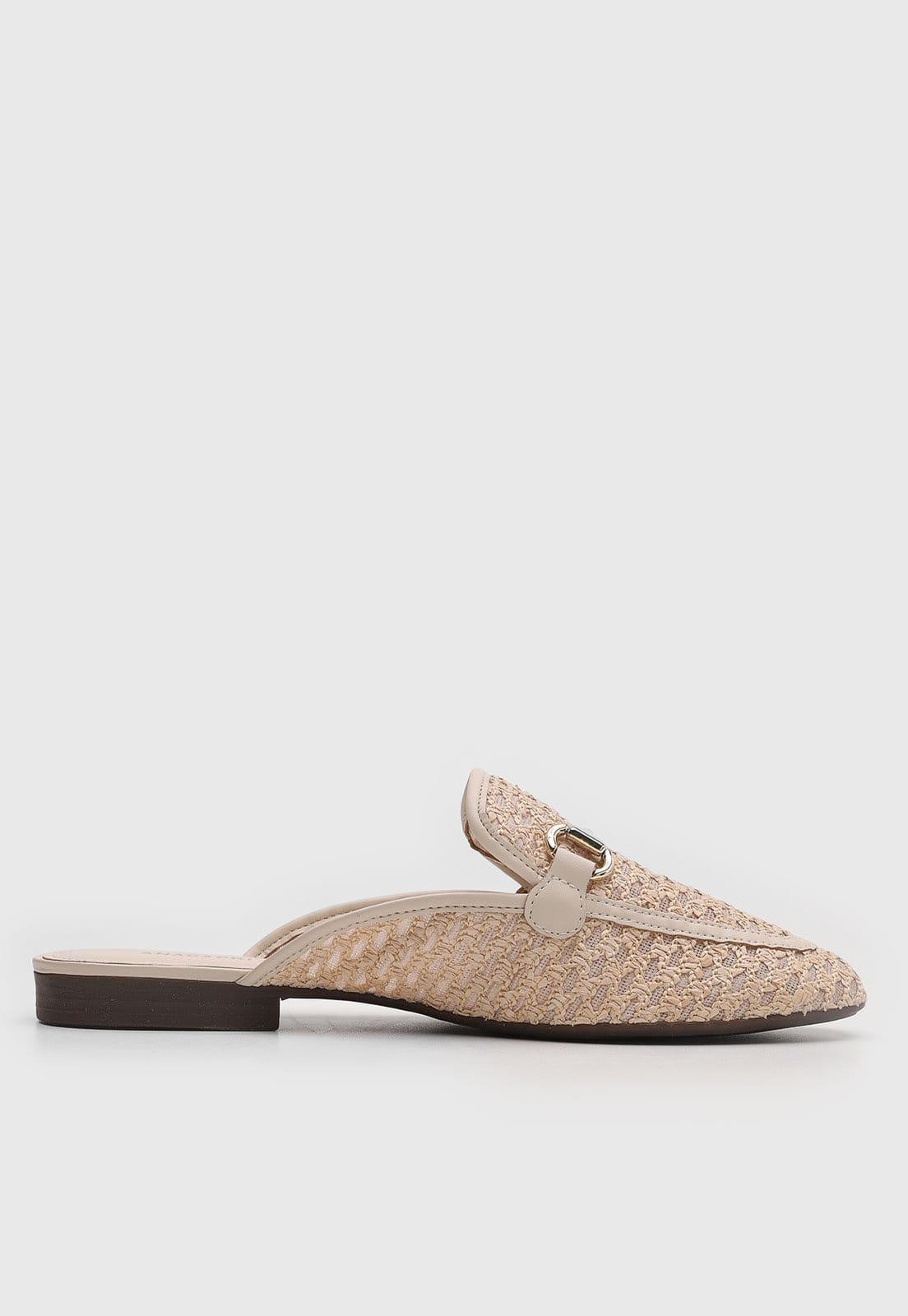 Vista 2 Mocassim Feminino Anacapri Tramado Anacapri bege