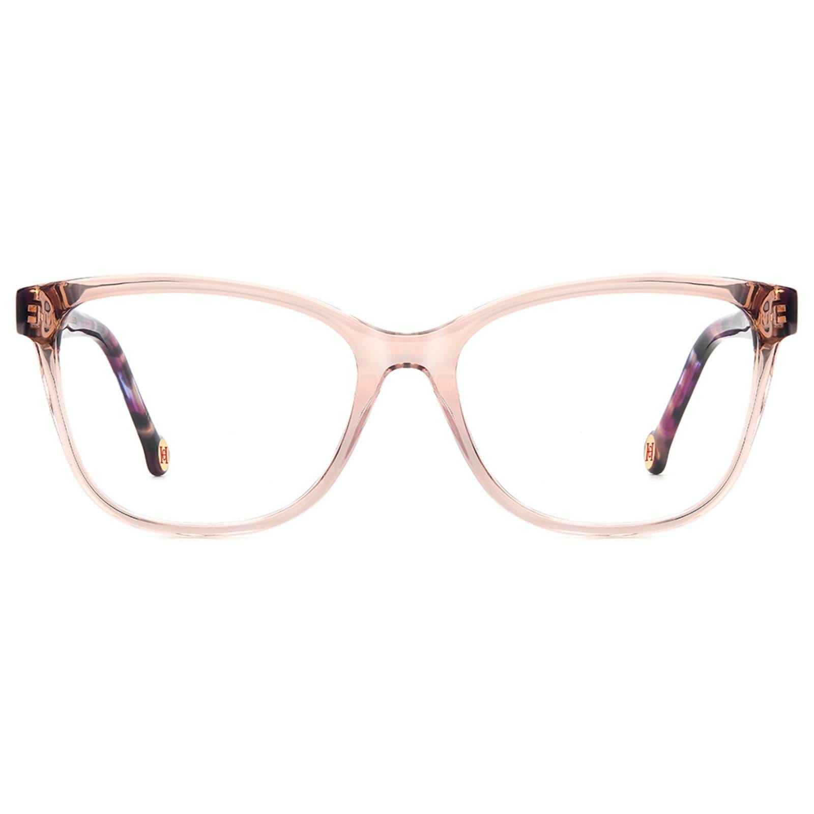 Vista 2 Armação de Óculos Carolina Herrera Her 0239 1EZ Crystal Carolina Herrera rosa
