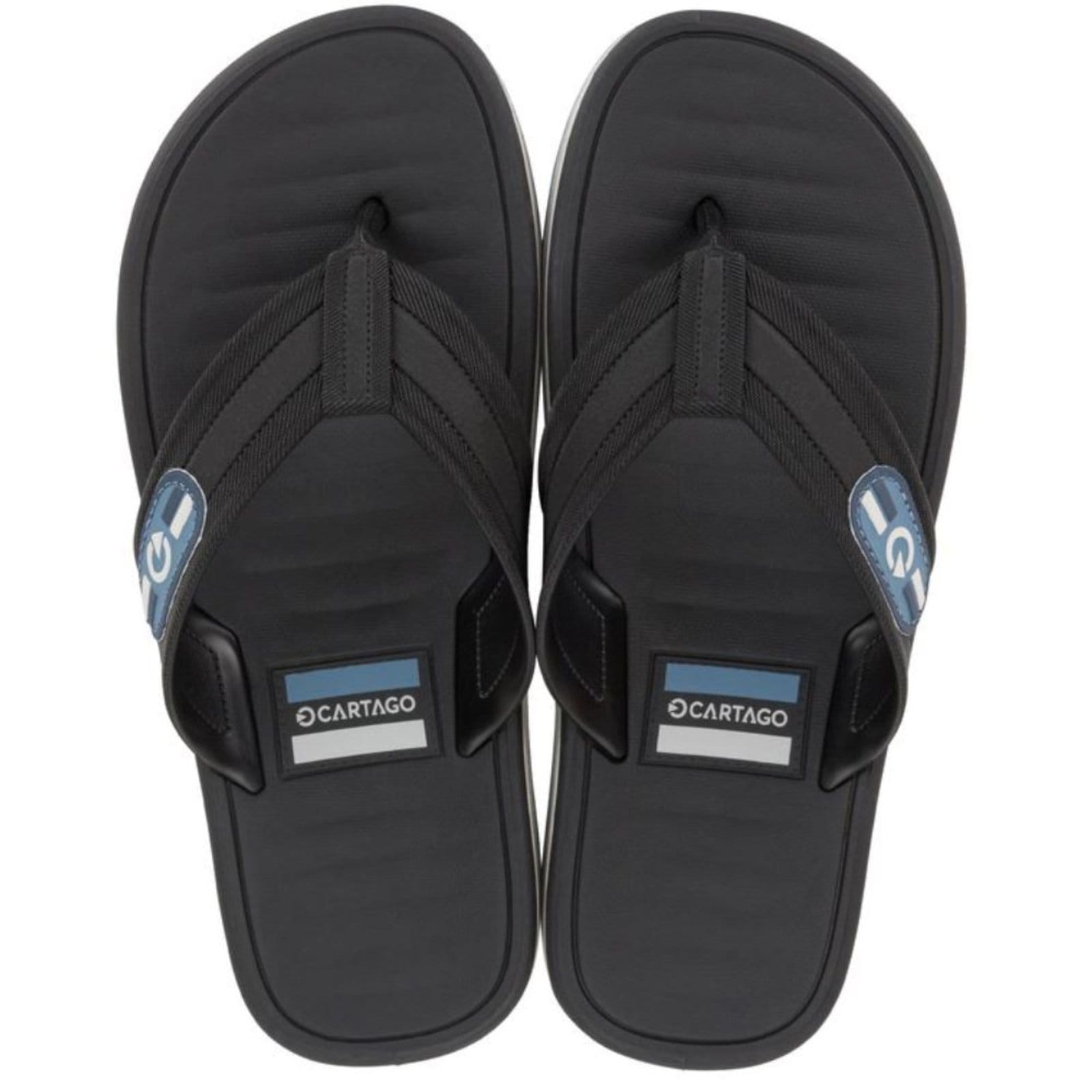 Vista principal Chinelo Cartago Paris Ii Dedo 12214 Masculino Grendene preto