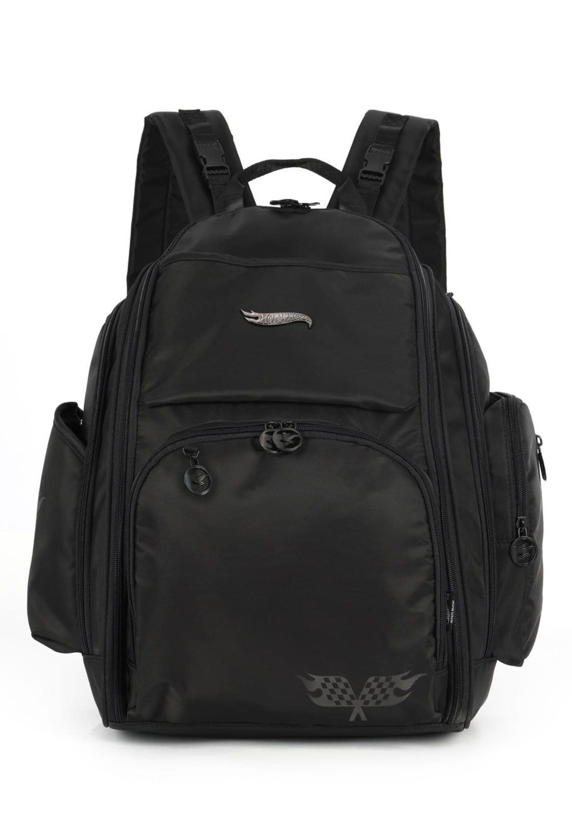 Vista principal Infantil - Mochila Maternidade Baby Bag Náilon Hotwheels Luxcel preto