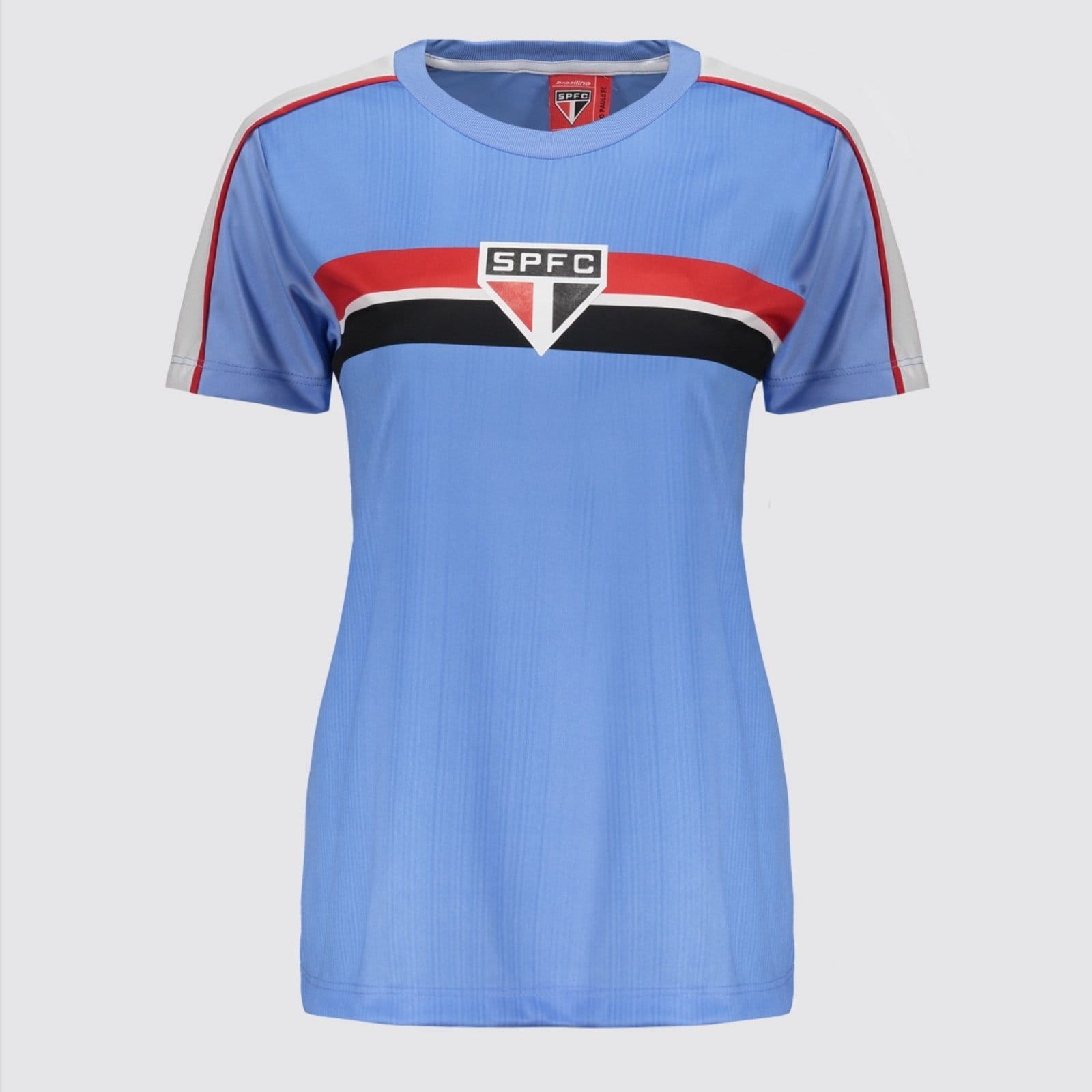 Vista principal Camisa São Paulo Desejo Feminina braziline azul