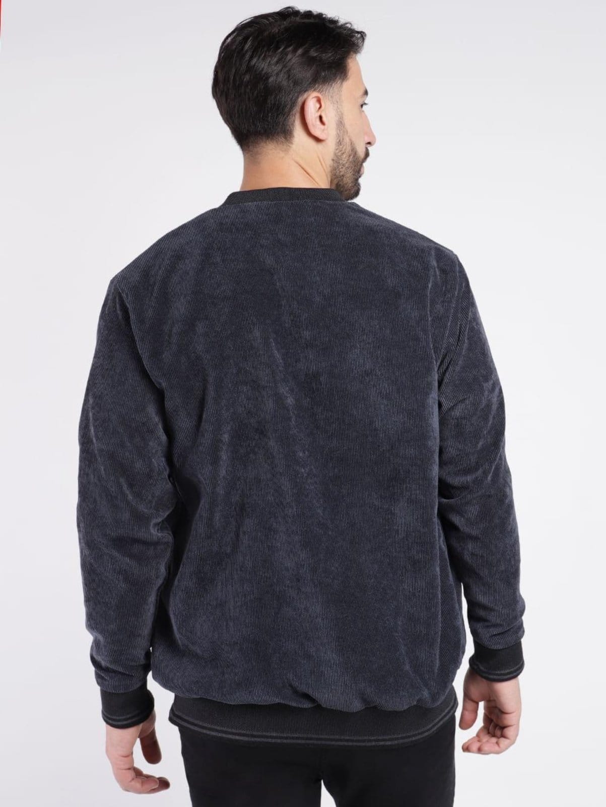 Vista 2 Jaqueta Veludo Masculina MARINHO DZero azul